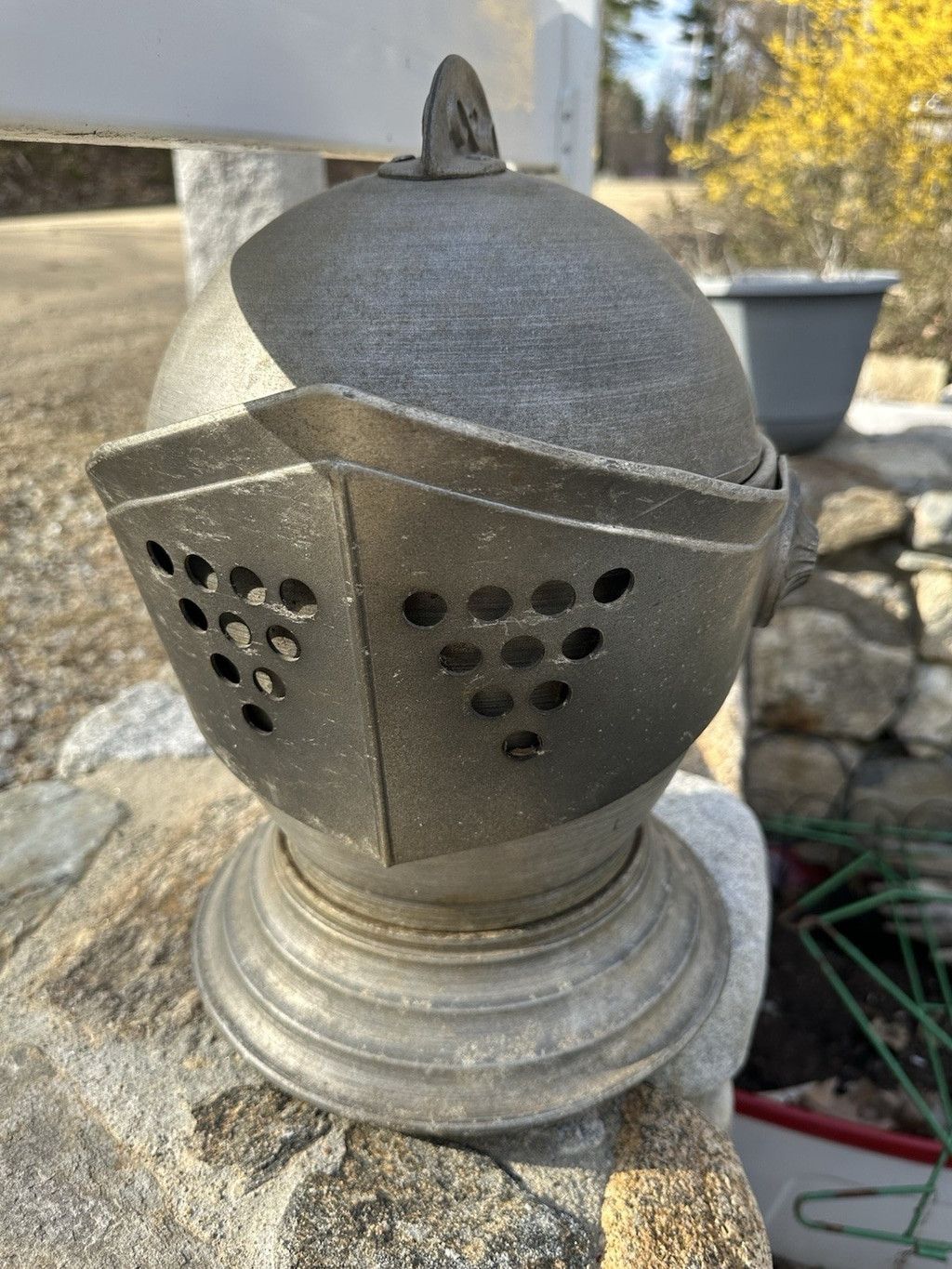 Knightsbridge Vintage 60-70's Italy Metal Armor Medieval Ice Bucket King K Size ONE SIZE - 14 Thumbnail