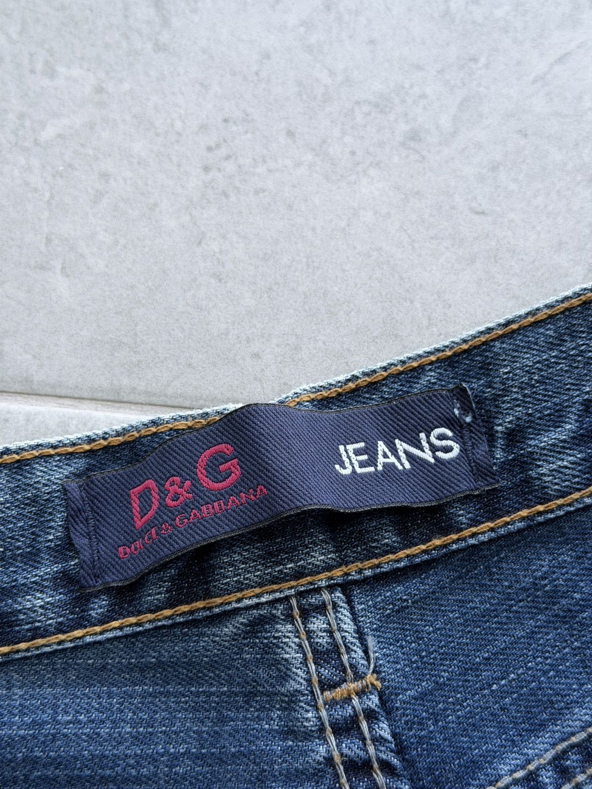 Dolce & Gabbana 2000s Dolce & Gabbana Washed Denim Jeans Size US 32 / EU 48 - 10 Thumbnail