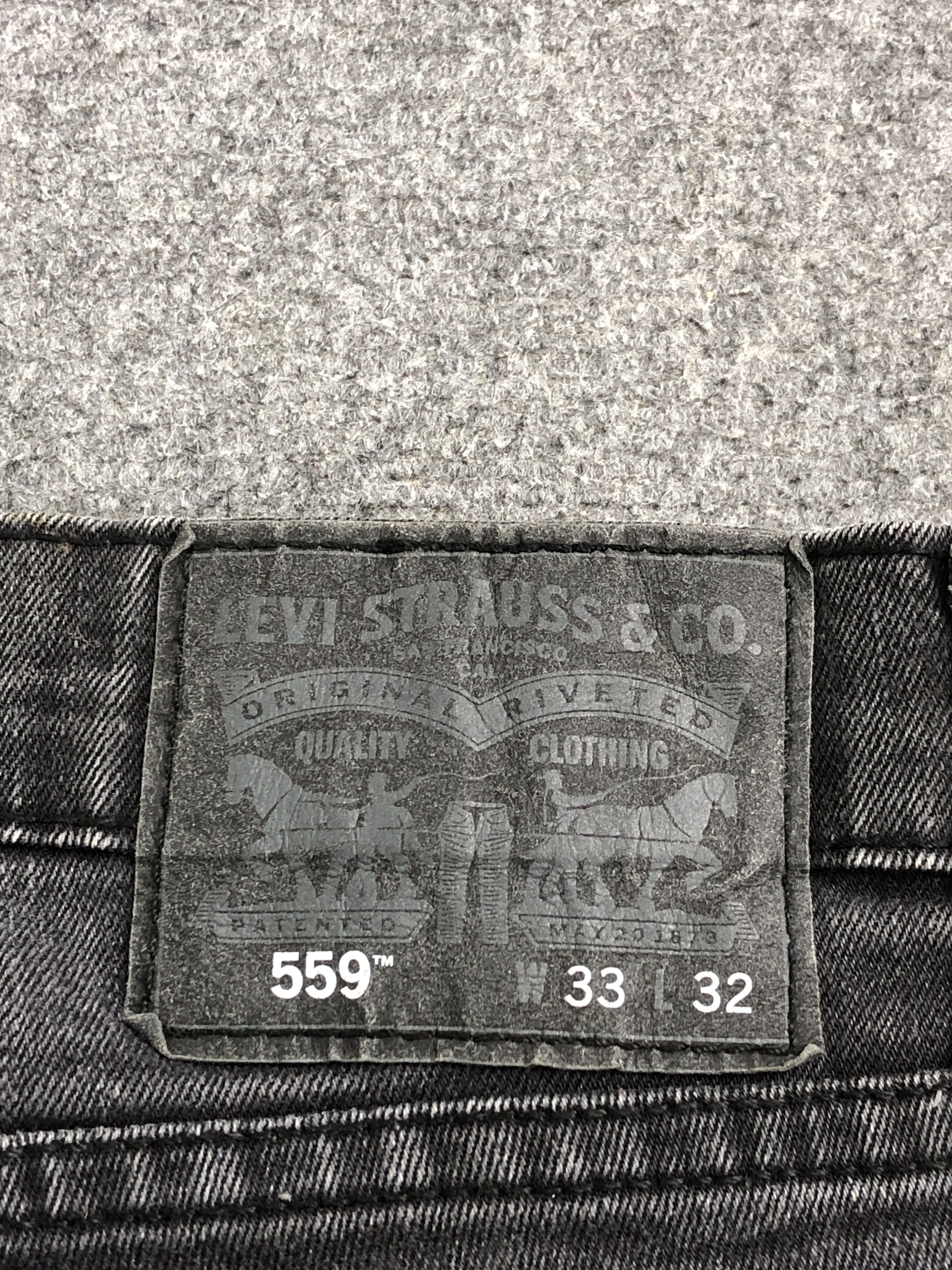 Levi's Faded Black Vintage Levis 559 Jeans DP2530 Size US 32 / EU 48 - 5 Thumbnail