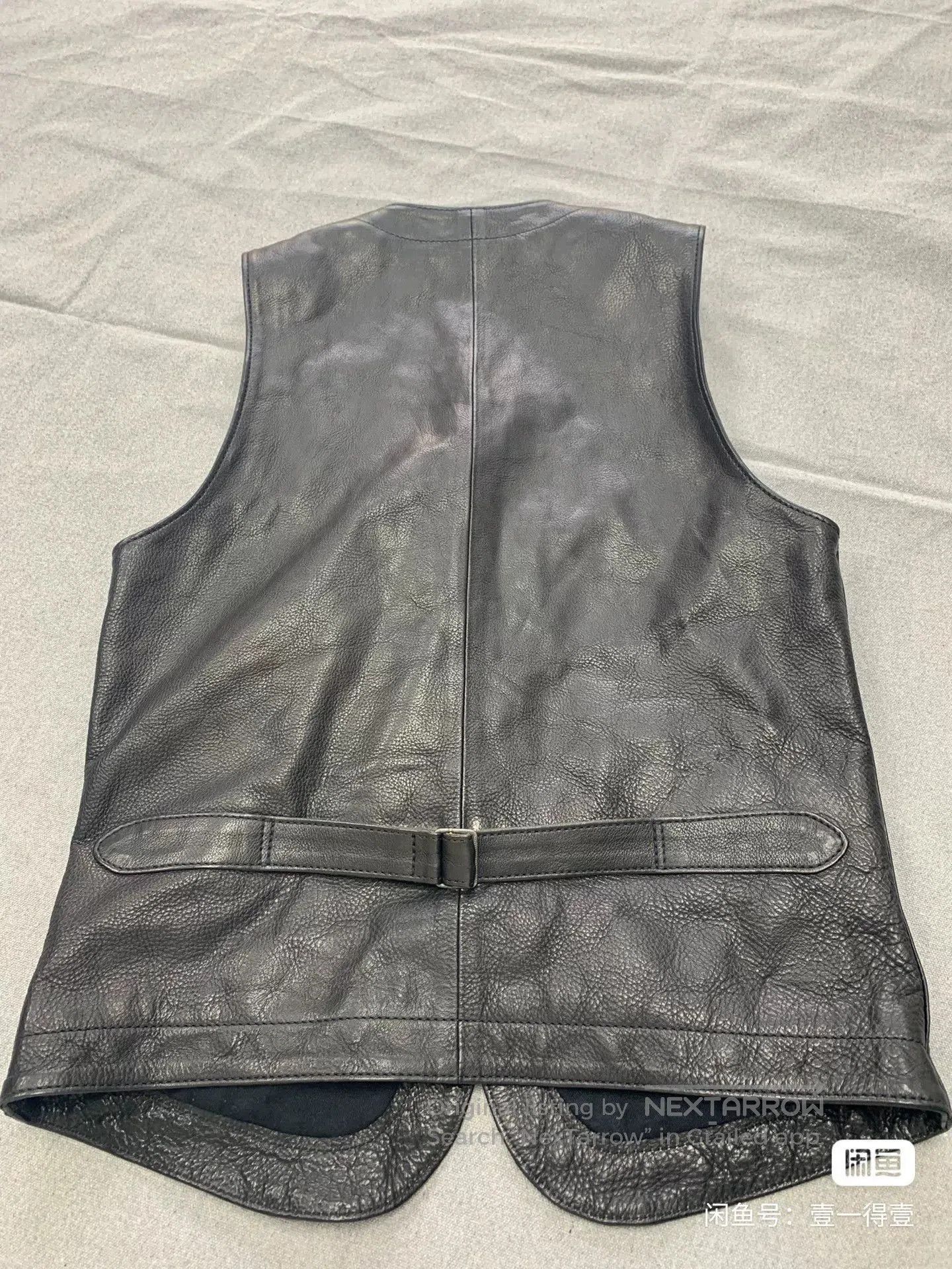 The Real McCoy's Tenjin Leather Vest for Sale. Size US M / EU 48-50 / 2 - 2 Thumbnail