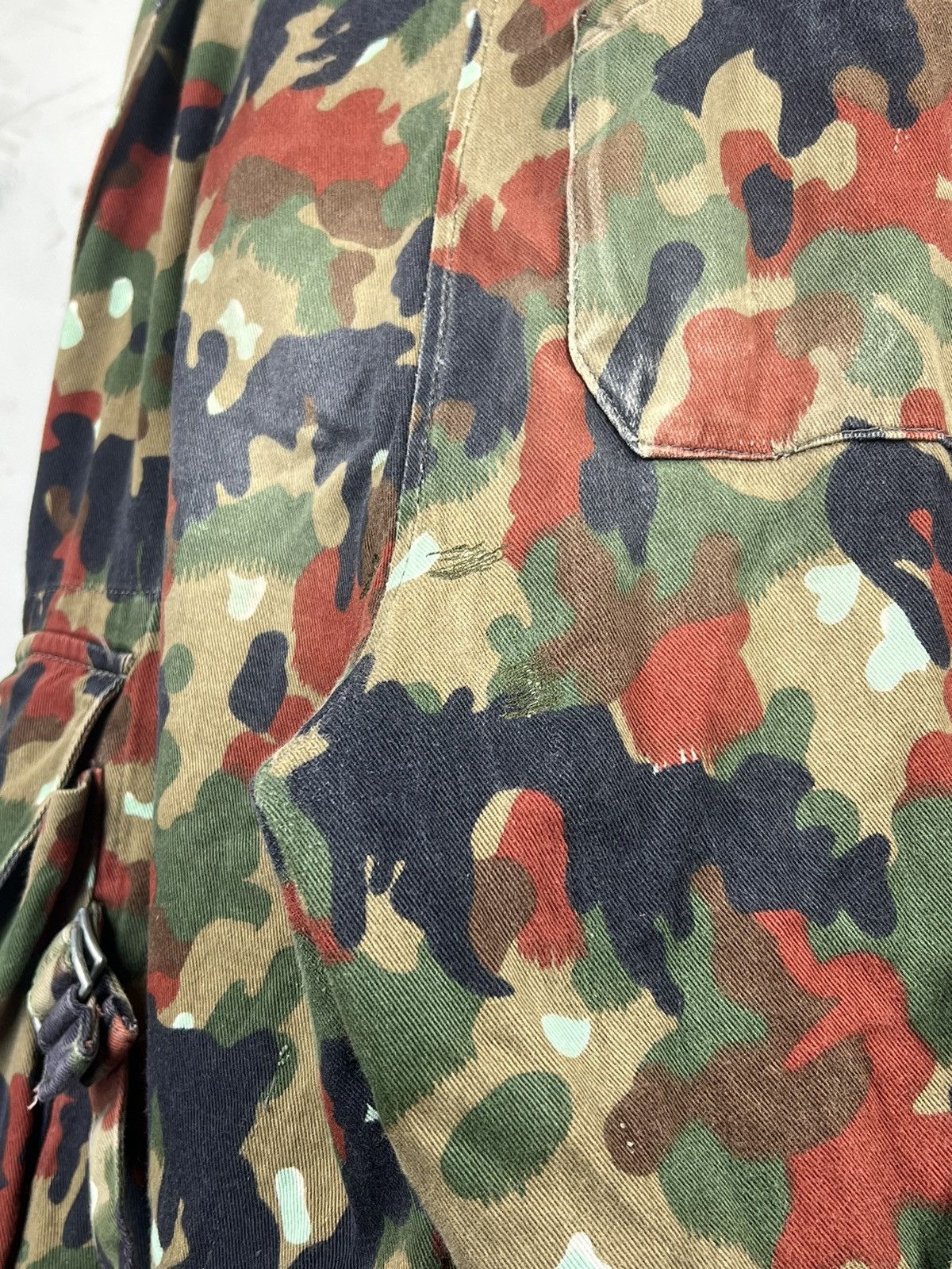 Vintage Vintage Swiss Alpenflage Cargo Bib Pants Size M - L Size US 32 / EU 48 - 12 Thumbnail