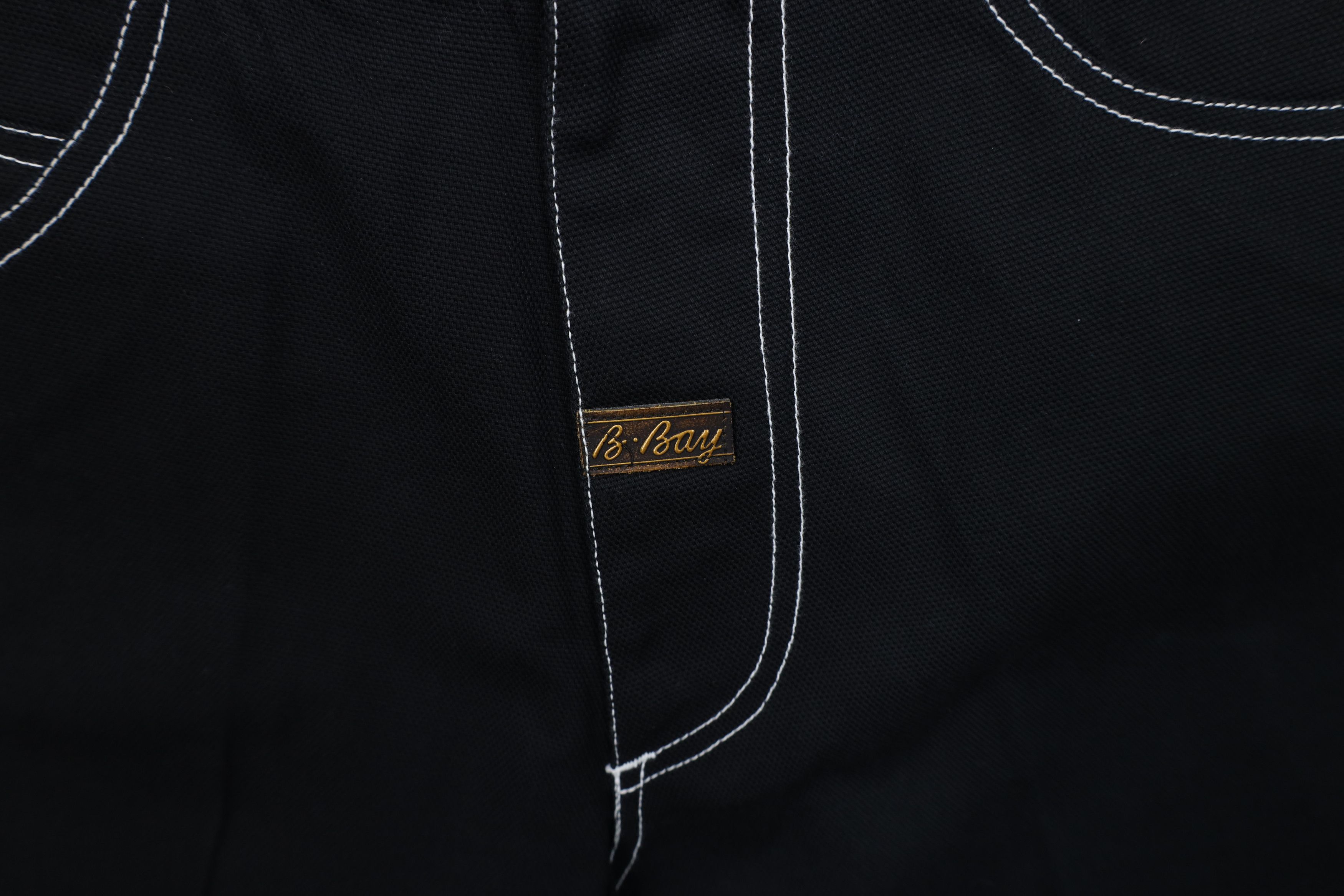 Vintage Deadstock Vintage 90s Streetwear Fit Canvas Shorts Black Size US 30 / EU 46 - 5 Thumbnail