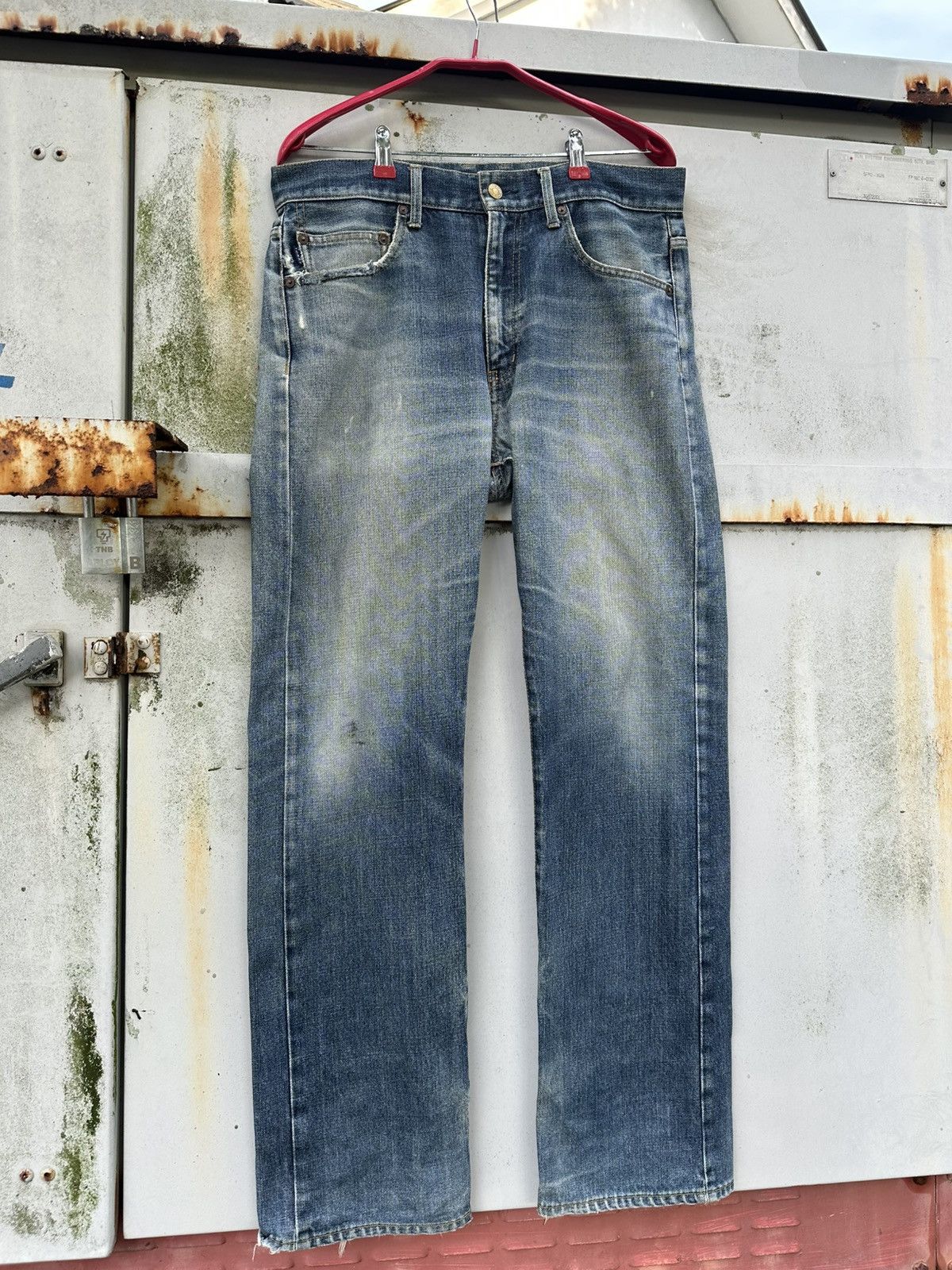 Tommy Hilfiger 👹Tommy Hilfiger Distressed StraightCut Jeans Size US 32 / EU 48 - 4 Thumbnail
