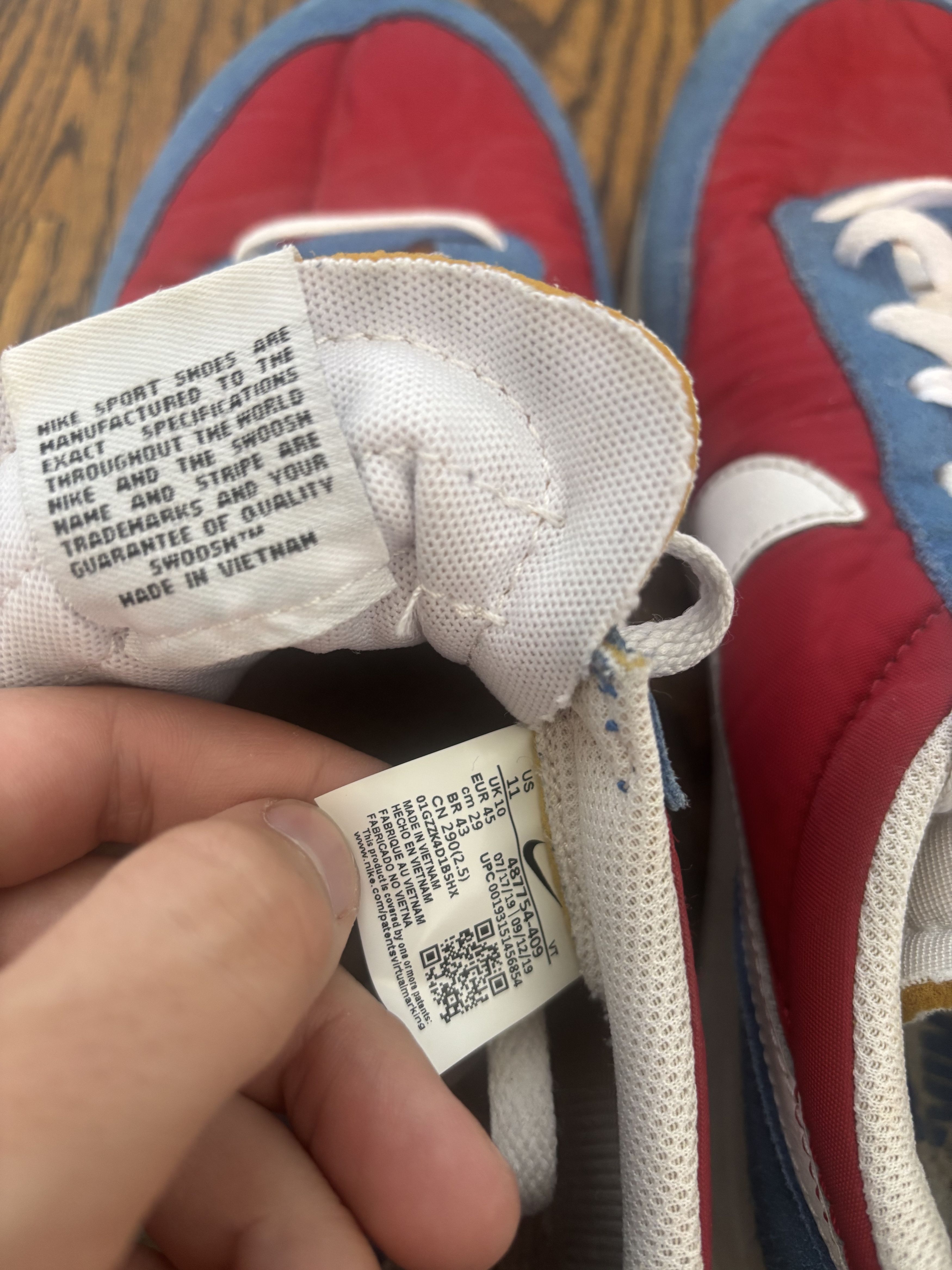 Nike Nike Tailwind '79 Battle Blue Size 11 Size US 11 / EU 44 - 8 Thumbnail
