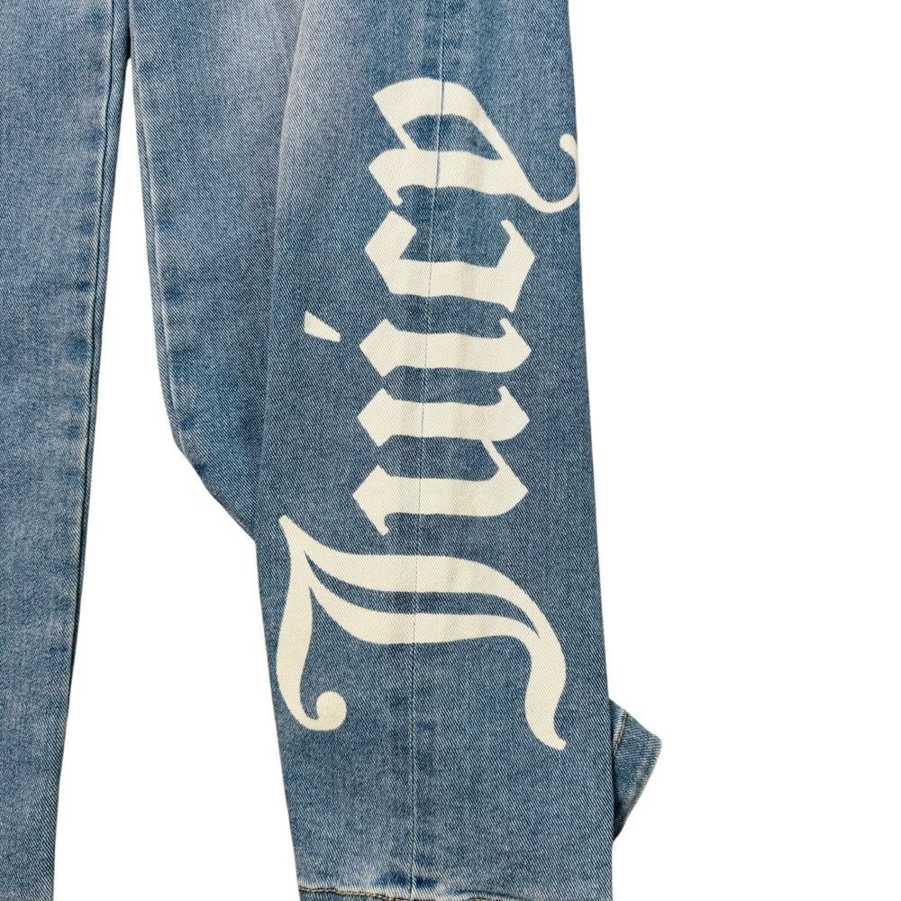 Juicy Couture NWT New Juicy Couture Low Rise Abbot Side Seam Logo Jeans S Size 31" - 9 Thumbnail