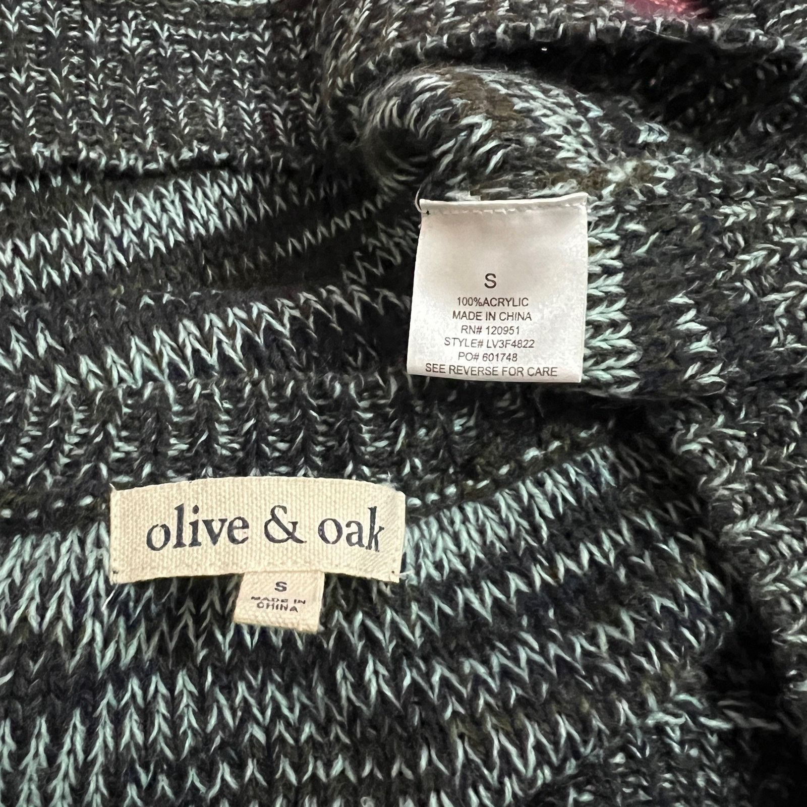 Other Varied Texture Loose Open Knit Panel Crew Neck Sweater Size S / US 4 / IT 40 - 6 Thumbnail
