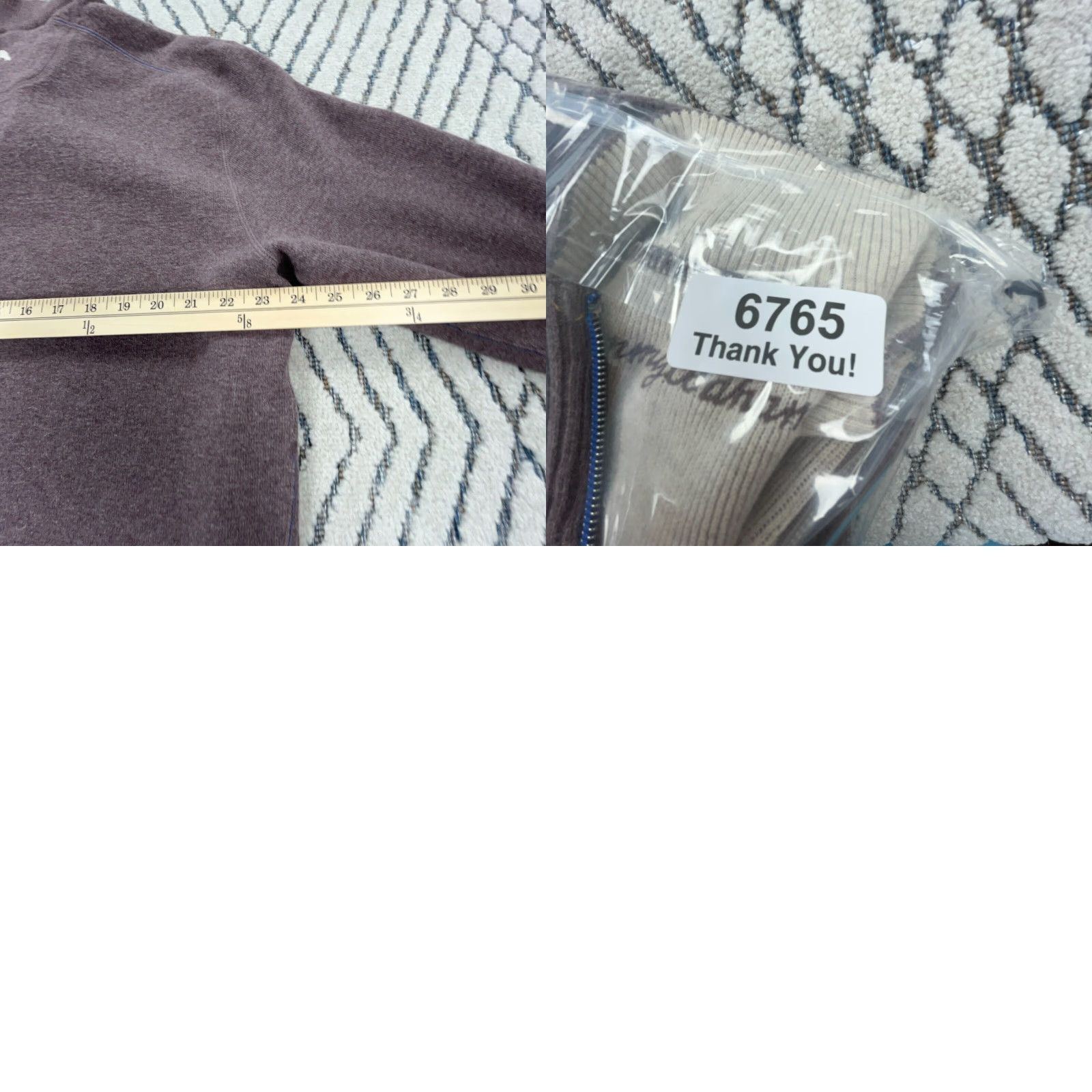 Tommy Bahama Tommy Bahama Sweater Men XL Purple Gray Sweatshirt Pull Over Reversible 1/4 Zip Size US XL / EU 56 / 4 - 8 Thumbnail