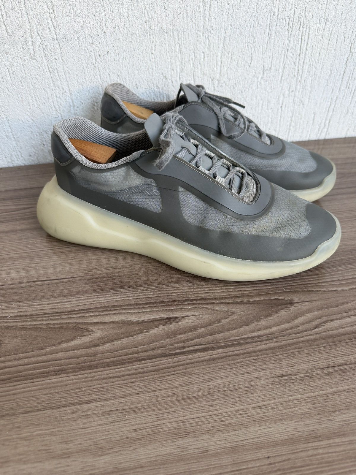 Prada america cup re-nylon chunky trainers Size US 11 / EU 44 - 3 Thumbnail