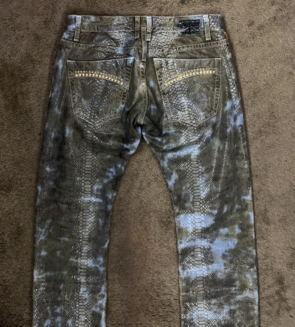 Robins Jeans Robin Jeans alligator skin Size US 34 / EU 50 - 4 Thumbnail