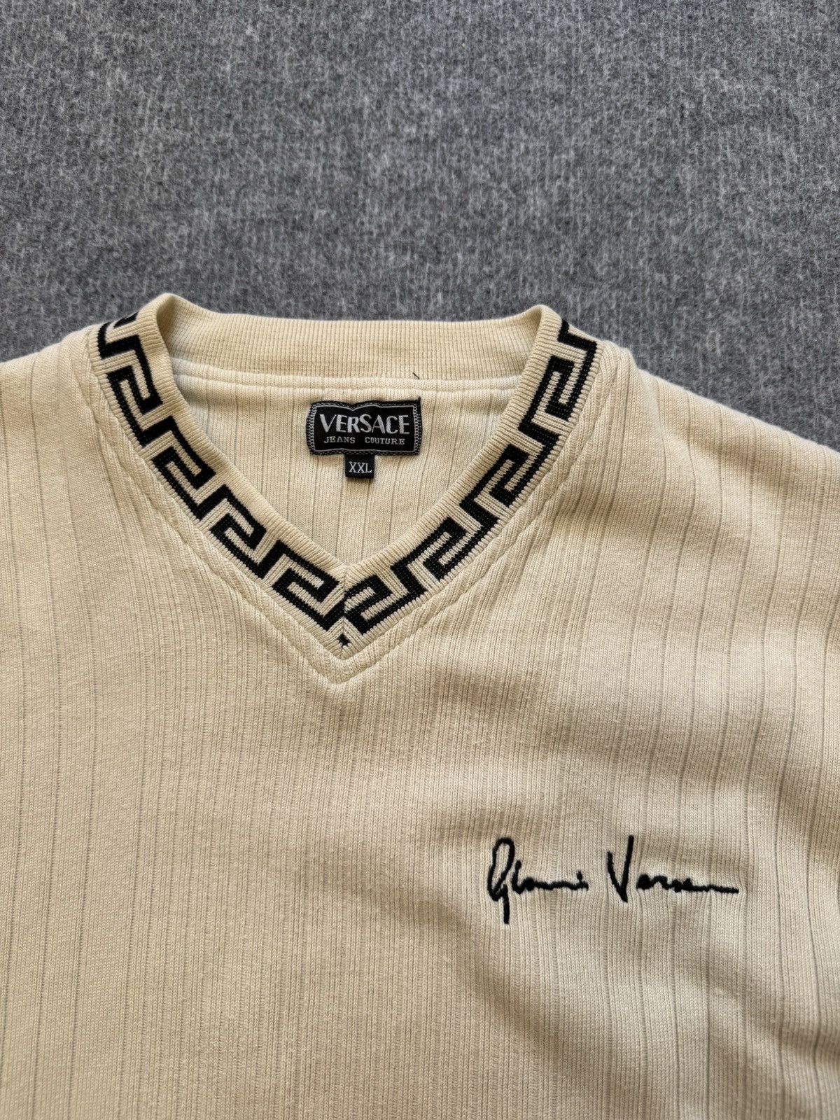 Versace Jeans Couture Sweater Gianni Versace knitwear mens size Xxl Size US XXL / EU 58 / 5 - 2 Thumbnail