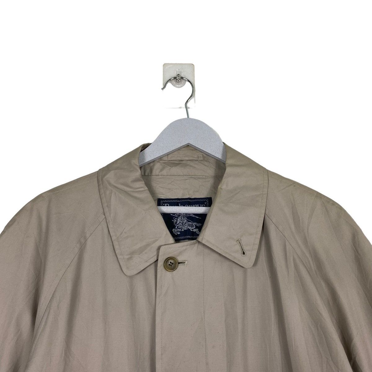 Burberry × Vintage 💥80s BURBERRYS PRORSUMS TRENCH LONG COAT JACKET Size US L / EU 52-54 / 3 - 4 Thumbnail