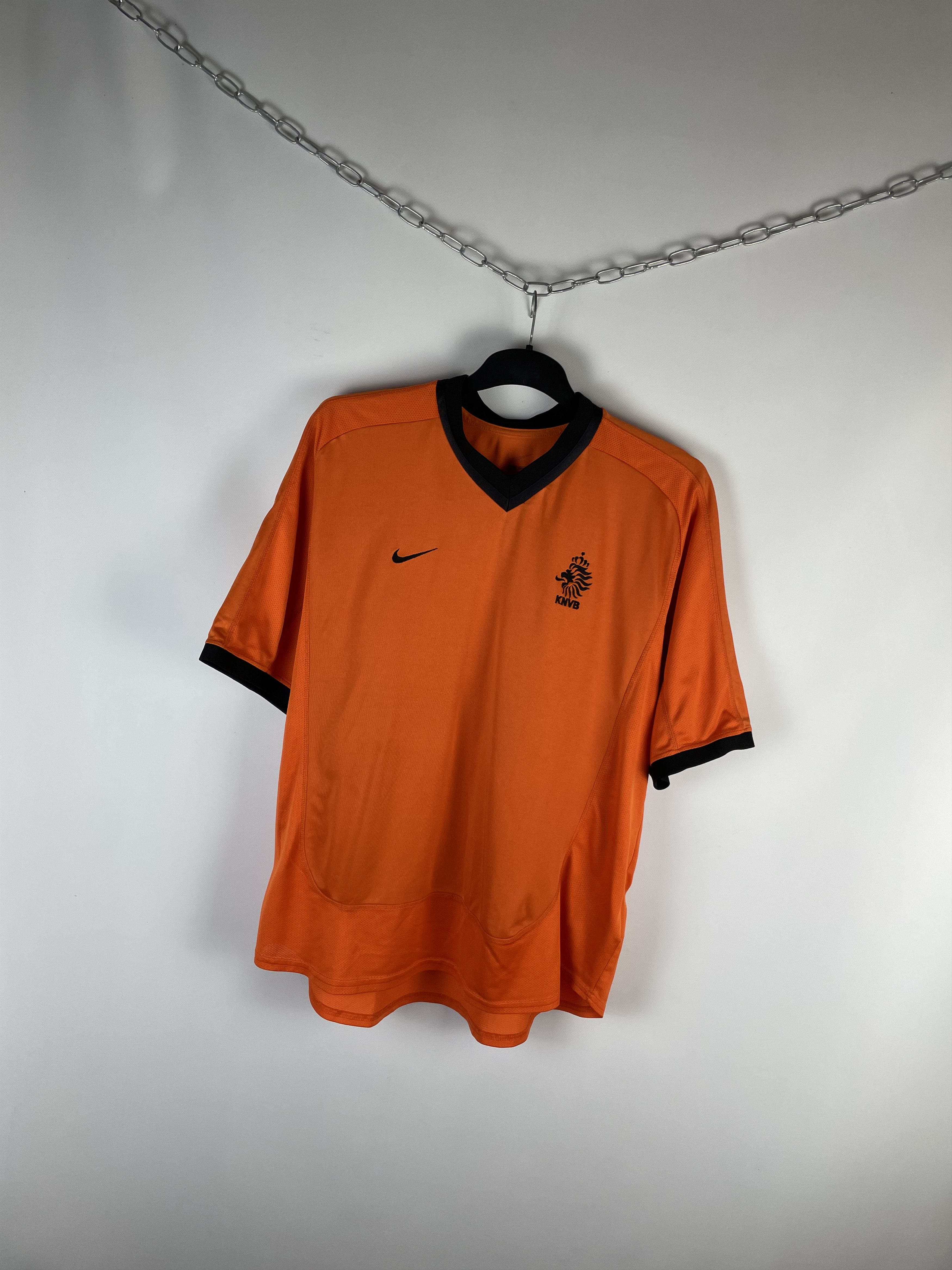 Nike × Vintage Nike KNVB Netherlands Football Soccer Shirt Jersey Size US XXL / EU 58 / 5 - 2 Thumbnail