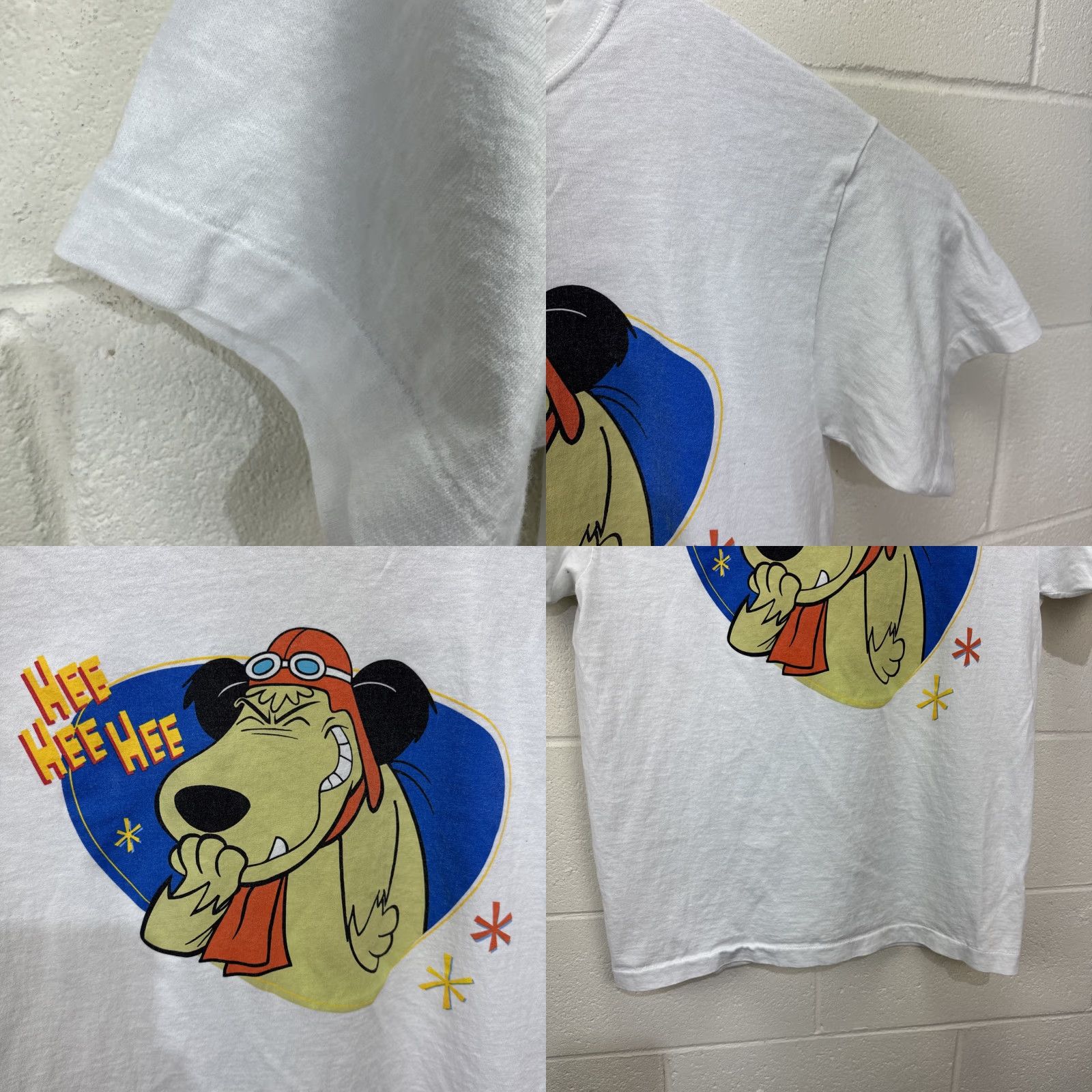 Vintage VINTAGE 1996 Warner Bros Cartoon Network Muttley T-Shirt Unisex Adults Large White 90s Wacky Races Cartoon Size US L / EU 52-54 / 3 - 8 Thumbnail