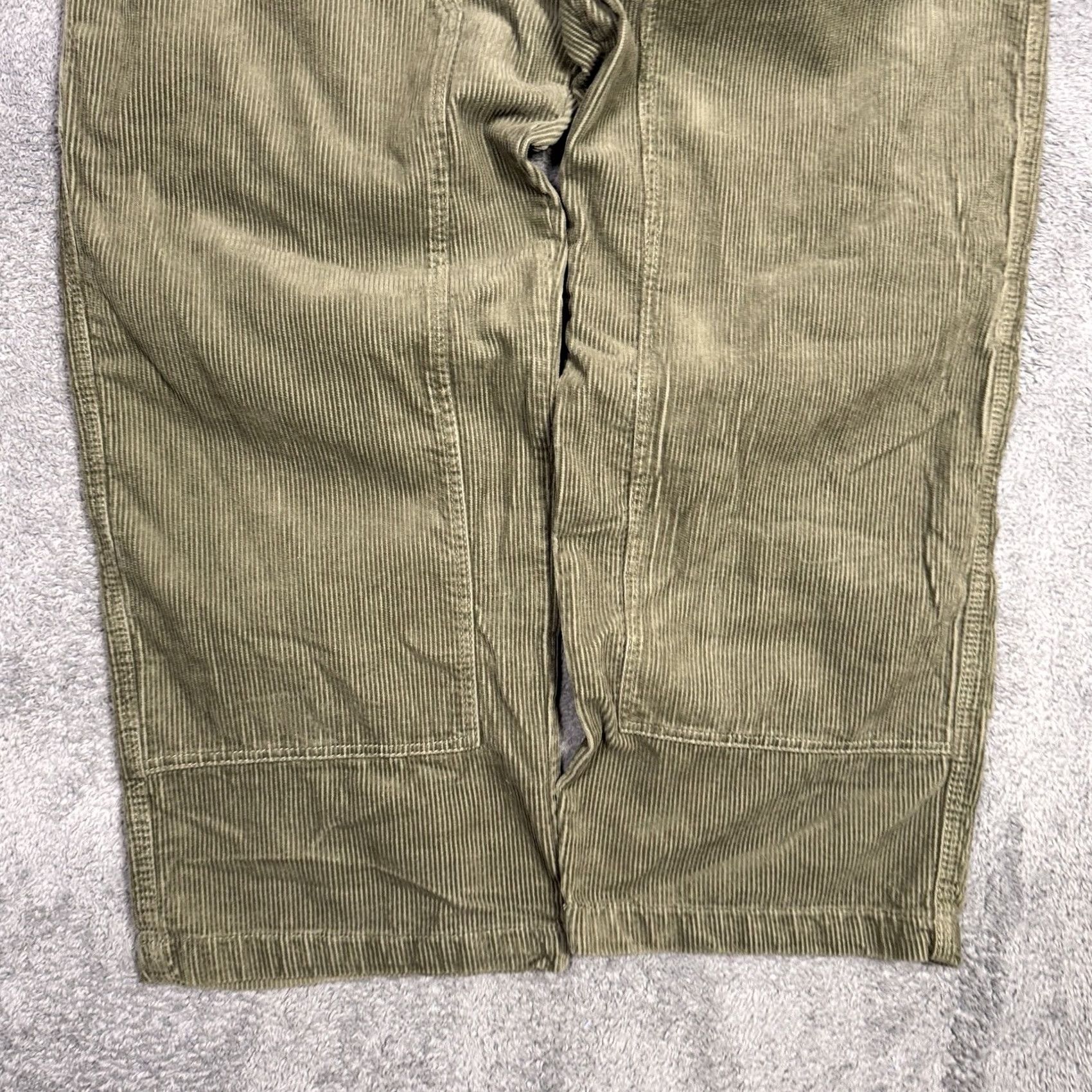 Vintage No Boundaries Corduroy Pants Men's 38x30 Carpenter Y2K Baggy 90s Grunge Hip Hop Punk Rock Size US 38 / EU 54 - 2 Thumbnail