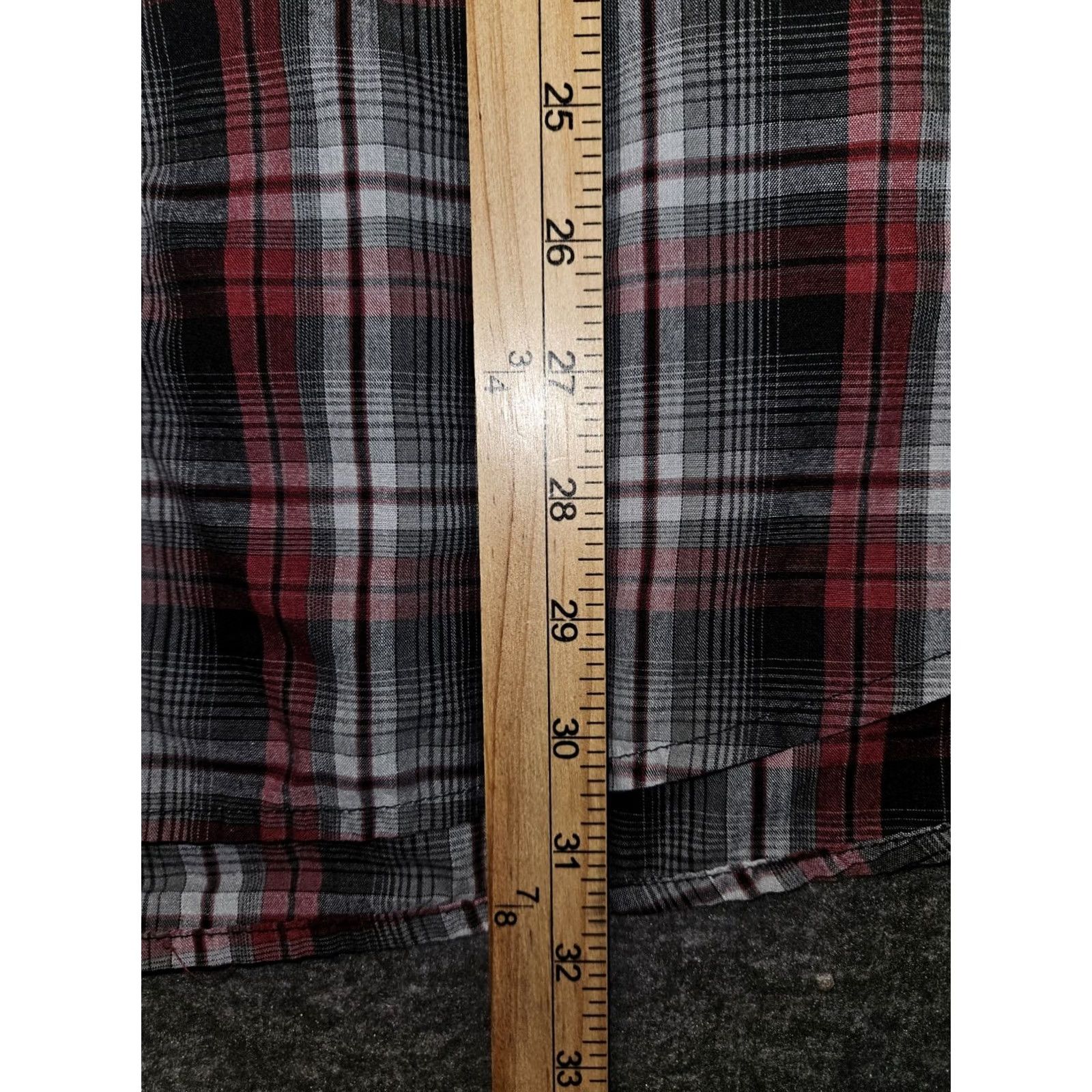 Wrangler Wrangler Shirt Mens 2XL Red Wrancher Pearl Snap Men Plaid Long Sleeve Western Size US XXL / EU 58 / 5 - 4 Thumbnail