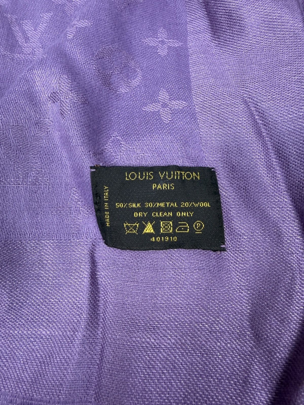 Louis Vuitton Louis Vuitton Monogram Logo Silk Scarf Size ONE SIZE - 7 Thumbnail