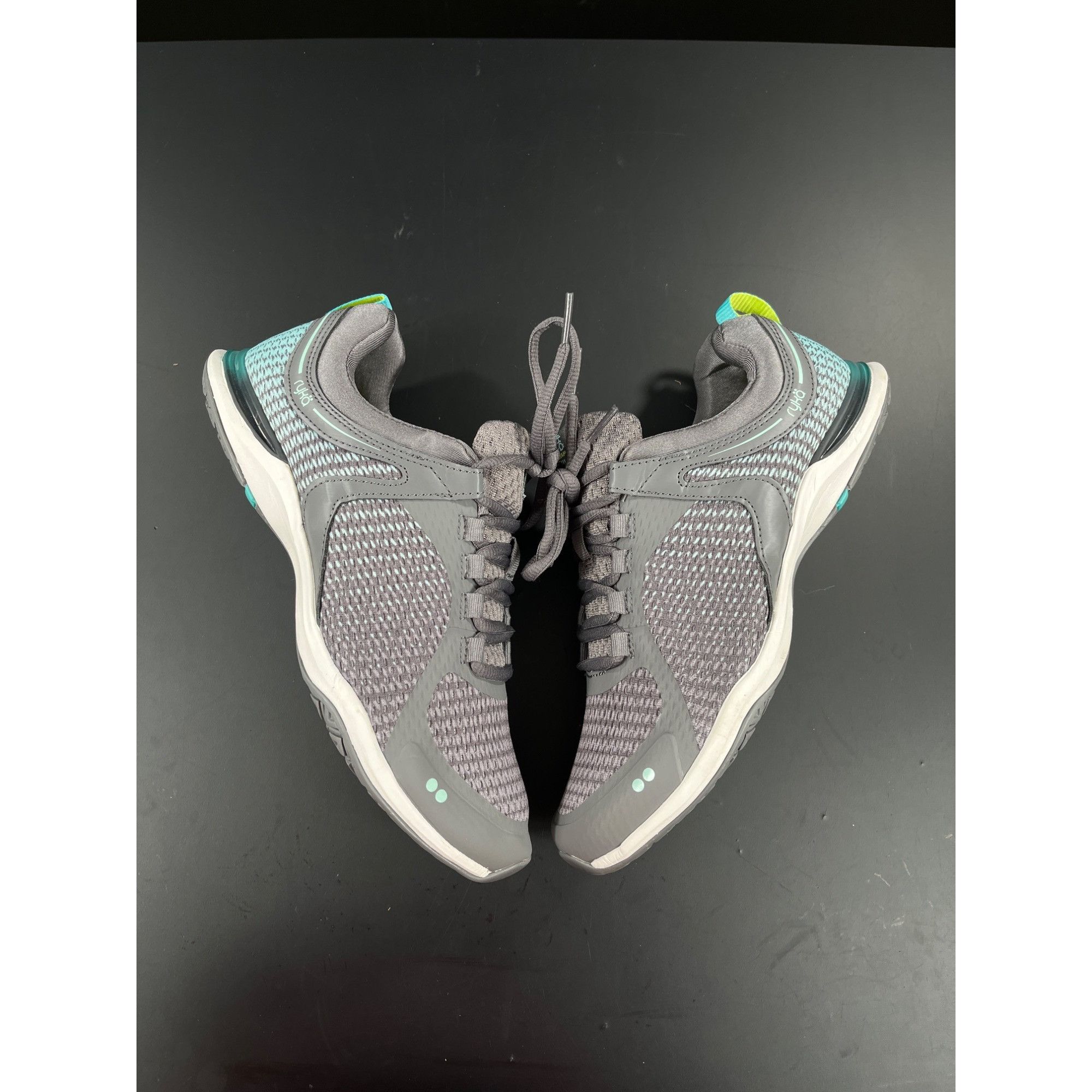 Other Ryka SKU 7793 Womens Grey and Teal Athletic training Shoes S Size US 9.5 / IT 39.5 - 4 Thumbnail