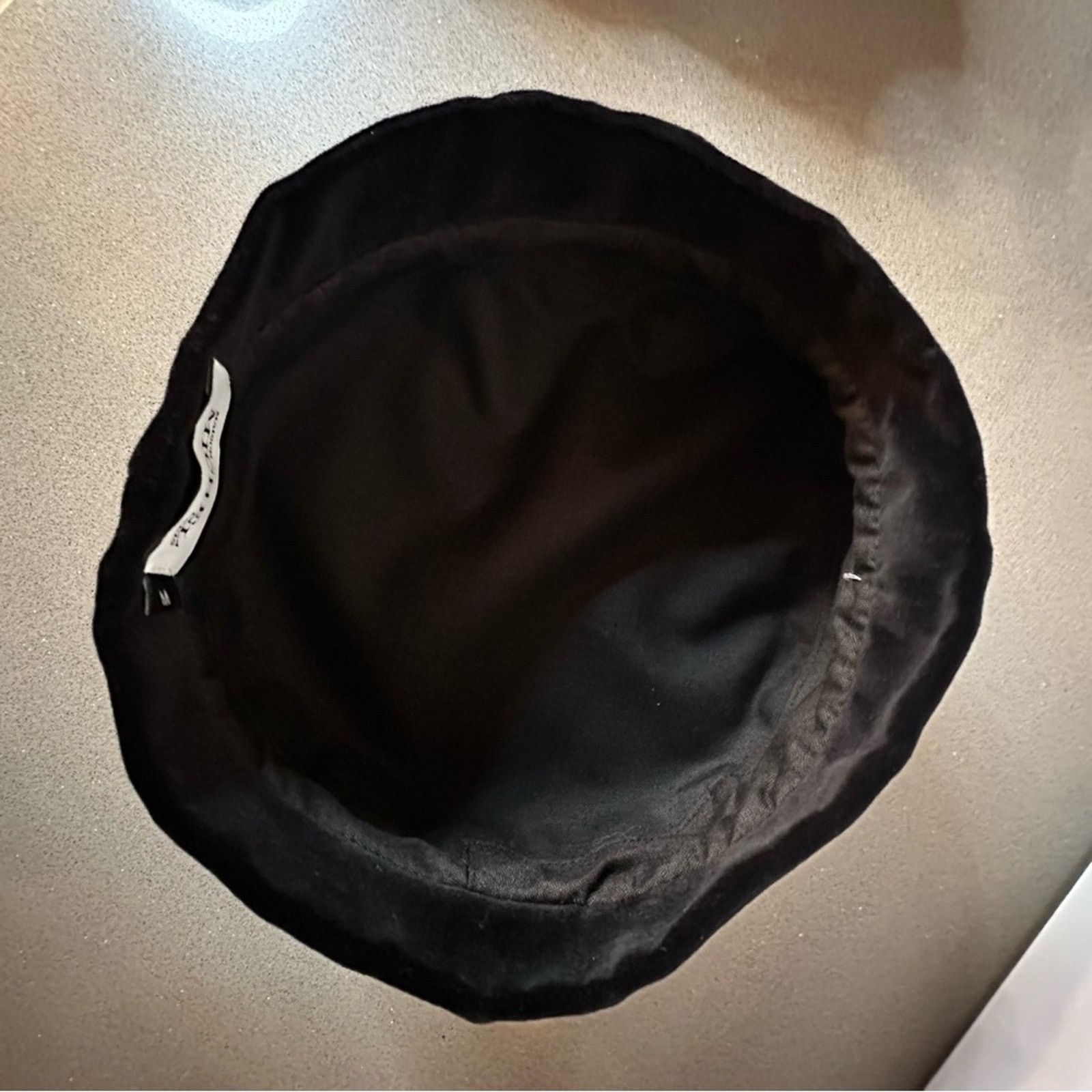 Maison Michel New Billy Black Velvet Beret size M 58 cm Designer Hat Size ONE SIZE - 5 Thumbnail