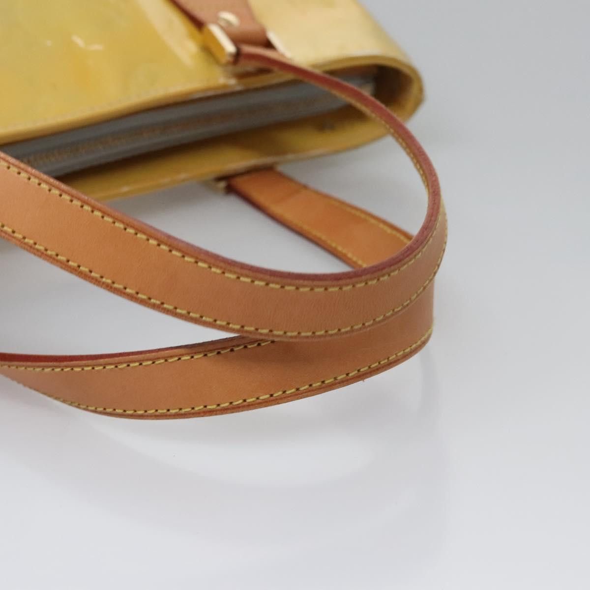 Louis Vuitton LOUIS VUITTON Monogram Vernis Houston Hand Bag Gris M91053 Size ONE SIZE - 7 Thumbnail