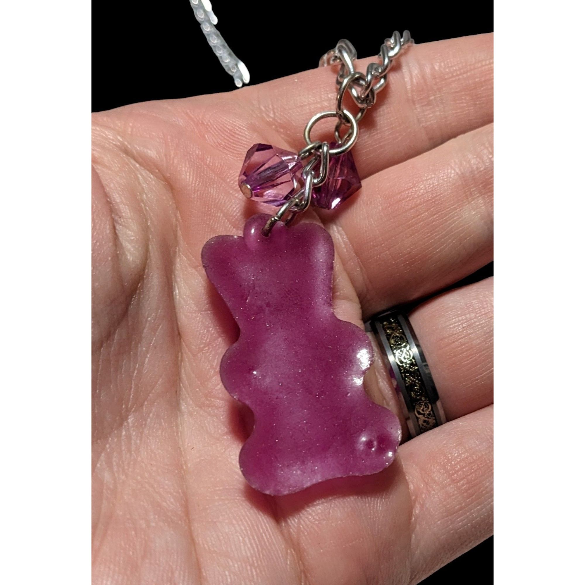 Other Pink Gummy Bear Necklace Size ONE SIZE - 4 Thumbnail