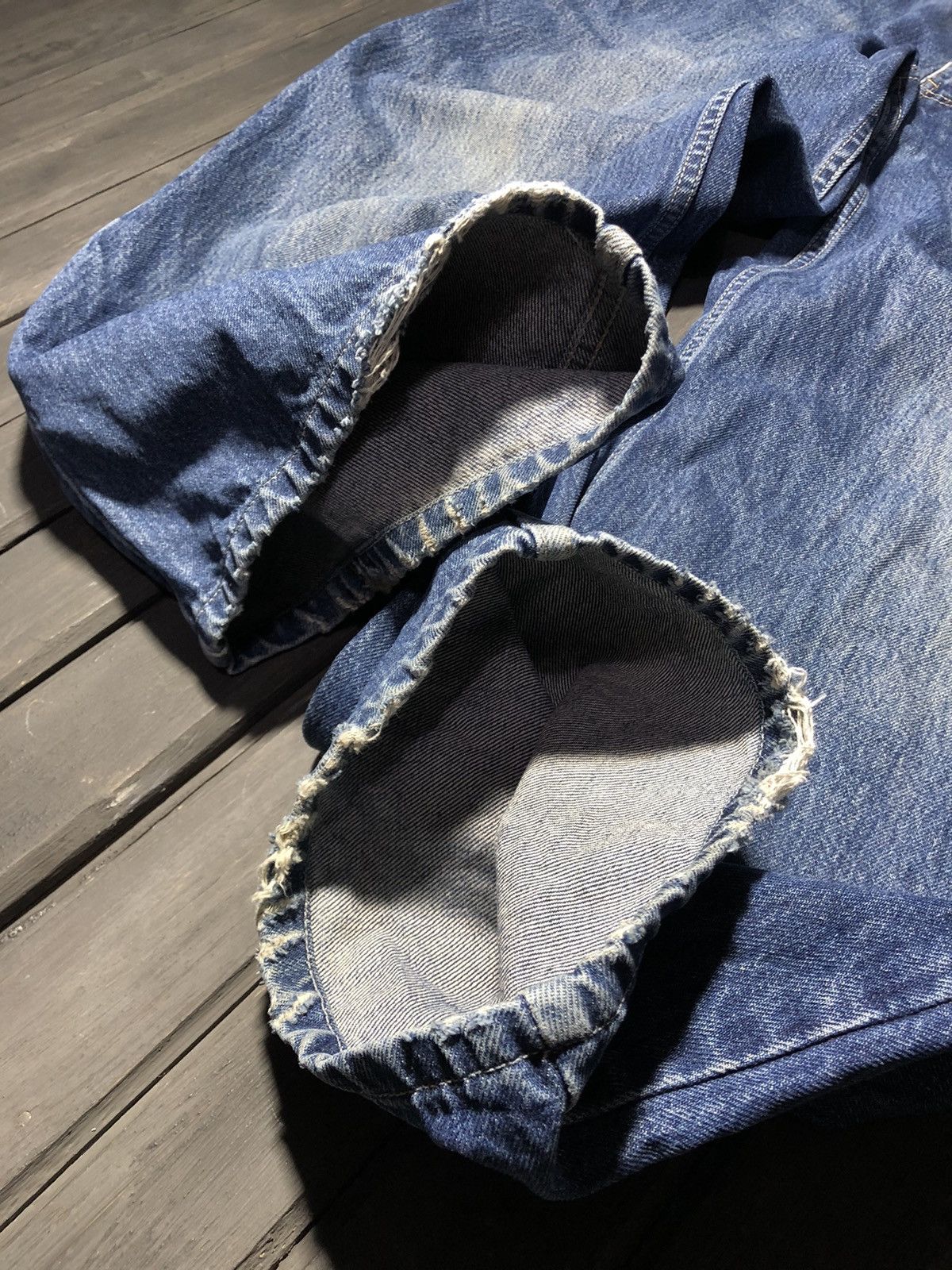 Hysteric Glamour VTG Baggy Rap SK8 JNCO Balenci Style Washed Jeans Levi’s Y2K Size US 34 / EU 50 - 6 Thumbnail