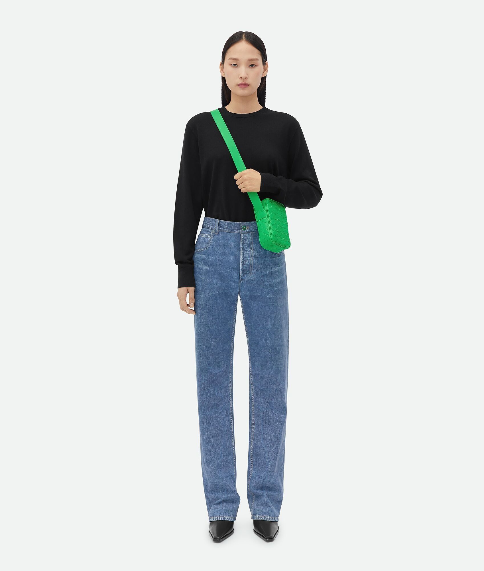 Bottega Veneta o1n1vont0225Size:OS / Unisex Intrecciato Zipped Phone Pouch Size ONE SIZE - 5 Thumbnail