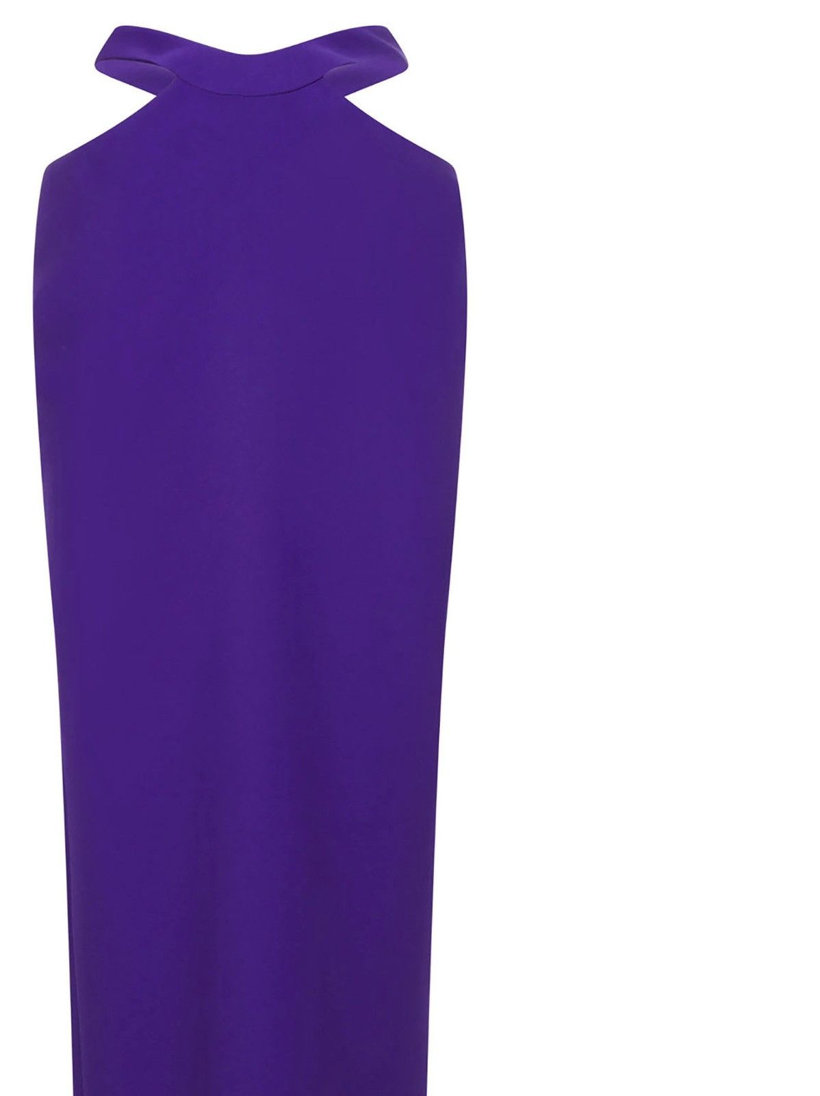 Monot MONOT Cut-out Waist Back Slit Purple Maxi Skirt Size 26" / US 2 / IT 38 - 4 Thumbnail
