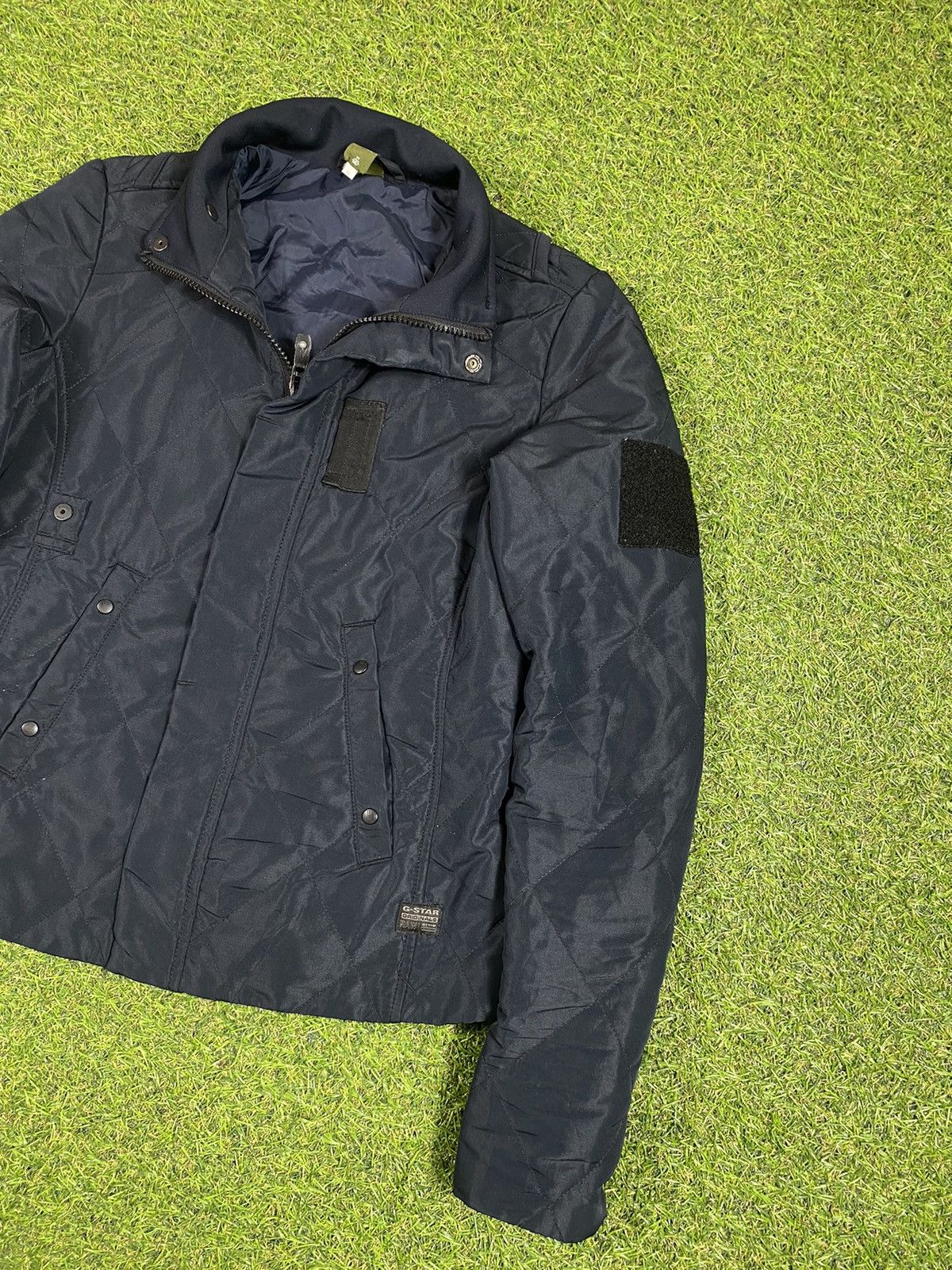 G-Star × Vintage Vintage Y2k G star raw jacket streetwear quilted size XS Size XS / US 0-2 / IT 36-38 - 1 Thumbnail