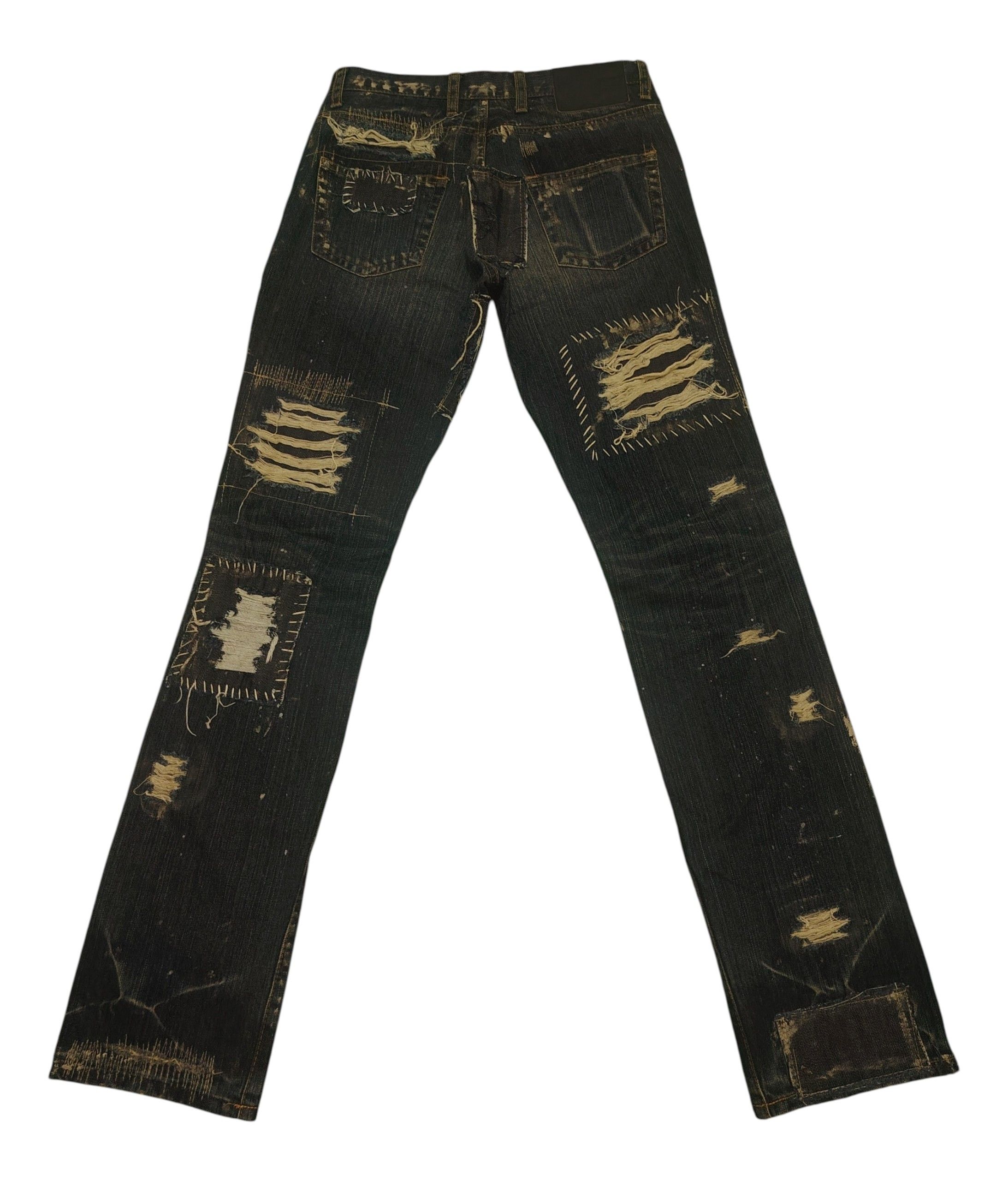 Who Decides War Japanese Casper John Distressed Thrashed jeans Size US 28 / EU 44 - 2 Thumbnail
