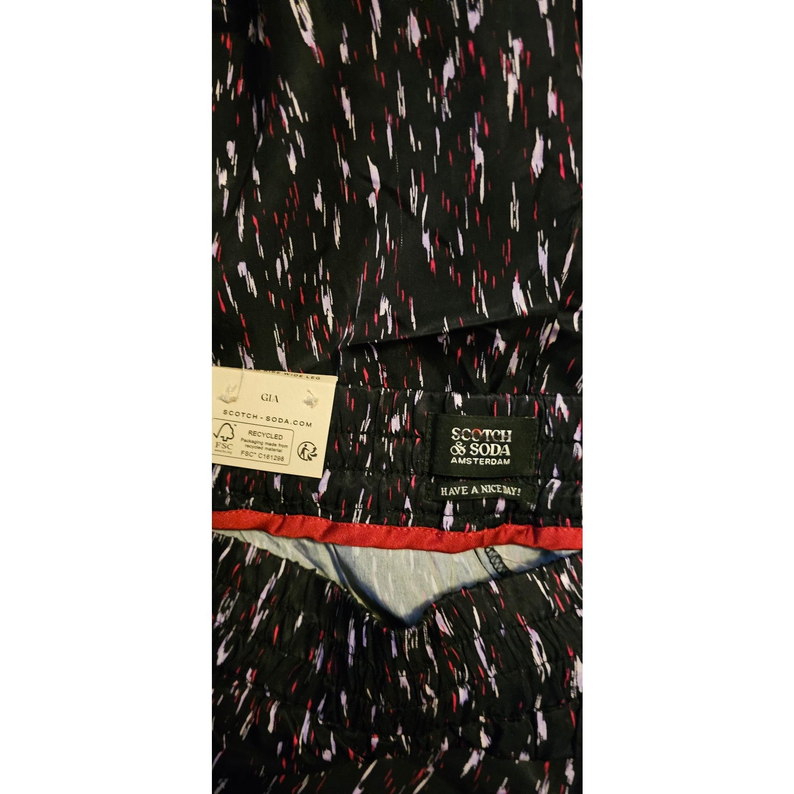 Anthropologie NWT ANTHROPOLOGIE Scotch & Soda Gia Wide-Leg Trousers $178 M Size 30" / US 8 / IT 44 - 6 Thumbnail