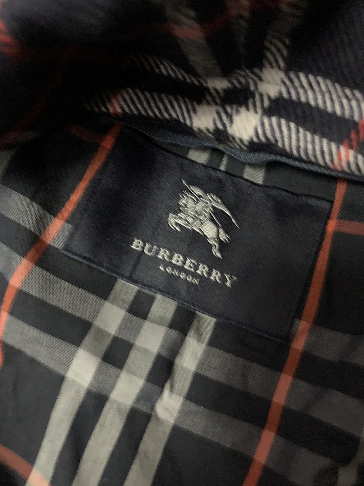 Burberry 💥Burberry Trench Coat Navy Jacket Size US L / EU 52-54 / 3 - 8 Thumbnail