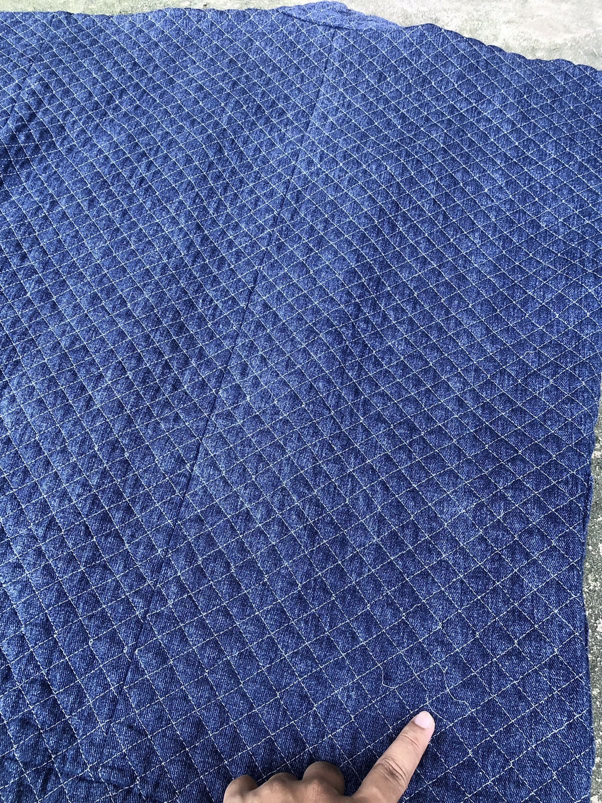 Indigo × Japanese Brand Japanese brand indigo quilted Kimono Size US M / EU 48-50 / 2 - 4 Thumbnail