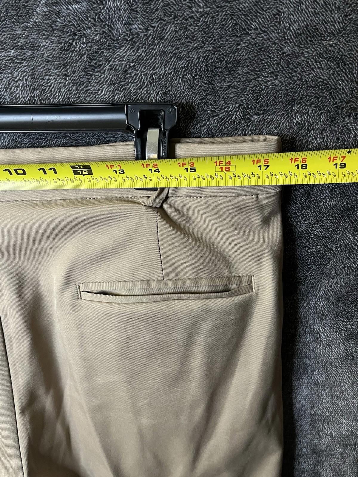 Other ProTour Mens Khaki Golf Pants 34x29 Stretch Waist PGA TOUR Size ONE SIZE - 3 Thumbnail