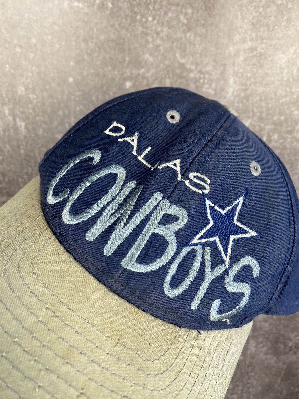 Vintage Dallas Cowboys Vintage Blue Snap Back Hat Size ONE SIZE - 2 Thumbnail