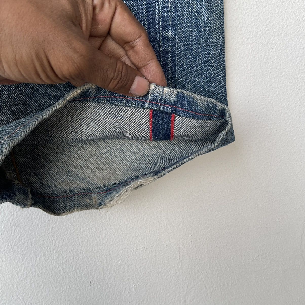 Iron Heart Trashed Hollywood Ranch Market x Iron Heart Selvedge Denim Size US 32 / EU 48 - 10 Thumbnail