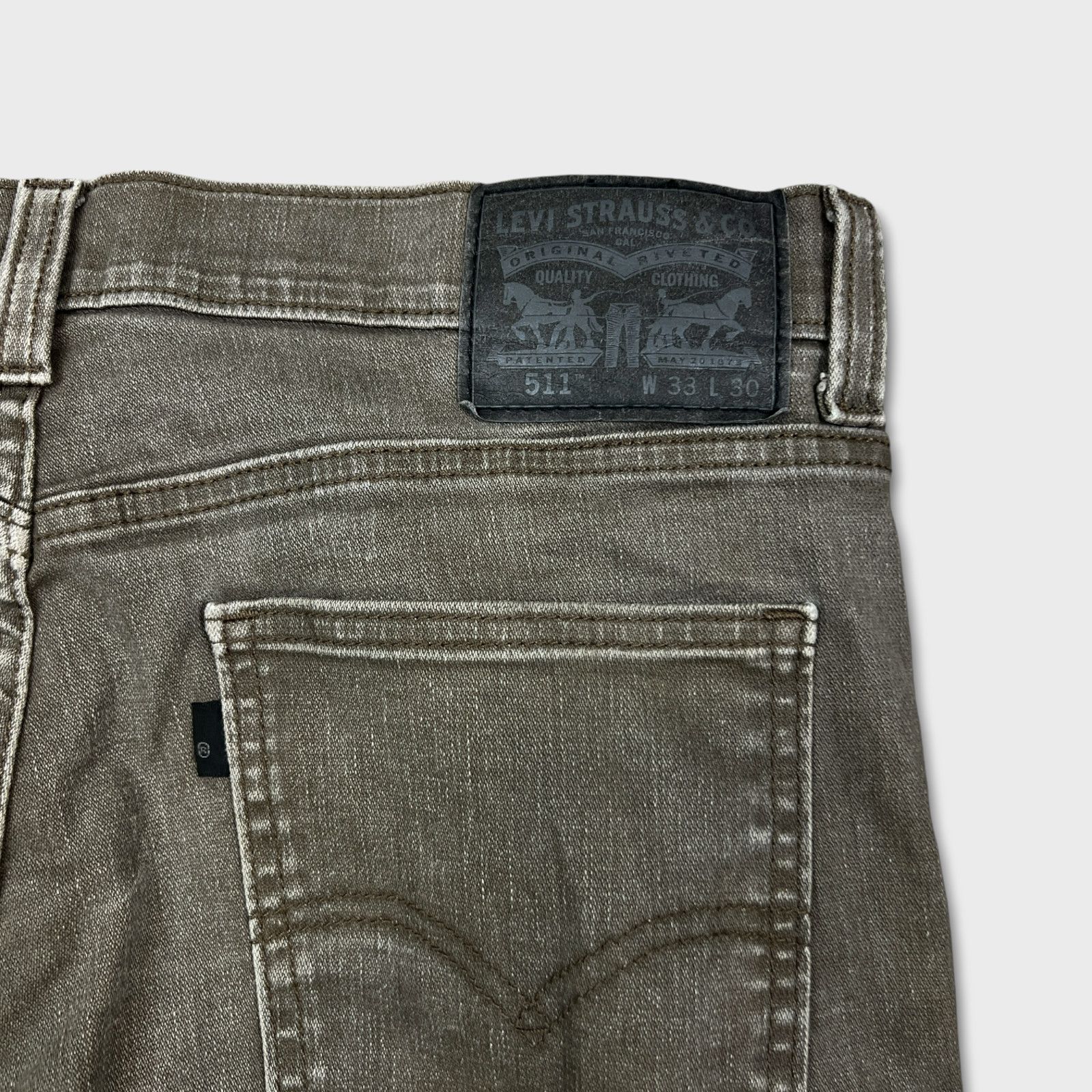 Levi's × Vintage Levi's 511 Jeans 33x30 Slim Fit Faded American Denim Pants Size US 33 - 8 Thumbnail