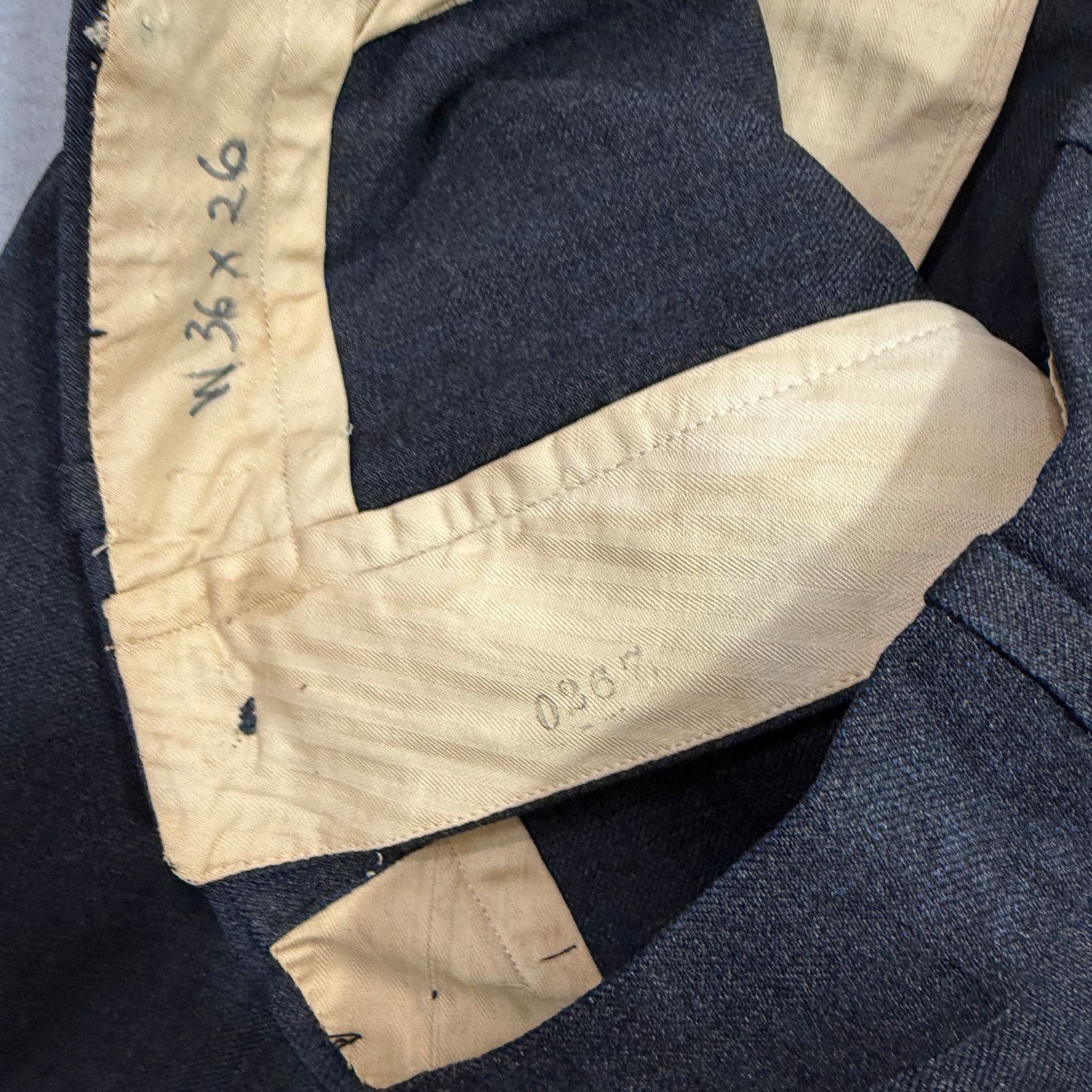 Vintage Vintage Hart Schaffner & Marx Wool Pants 33x30 Gray Blue Size US 33 - 6 Thumbnail