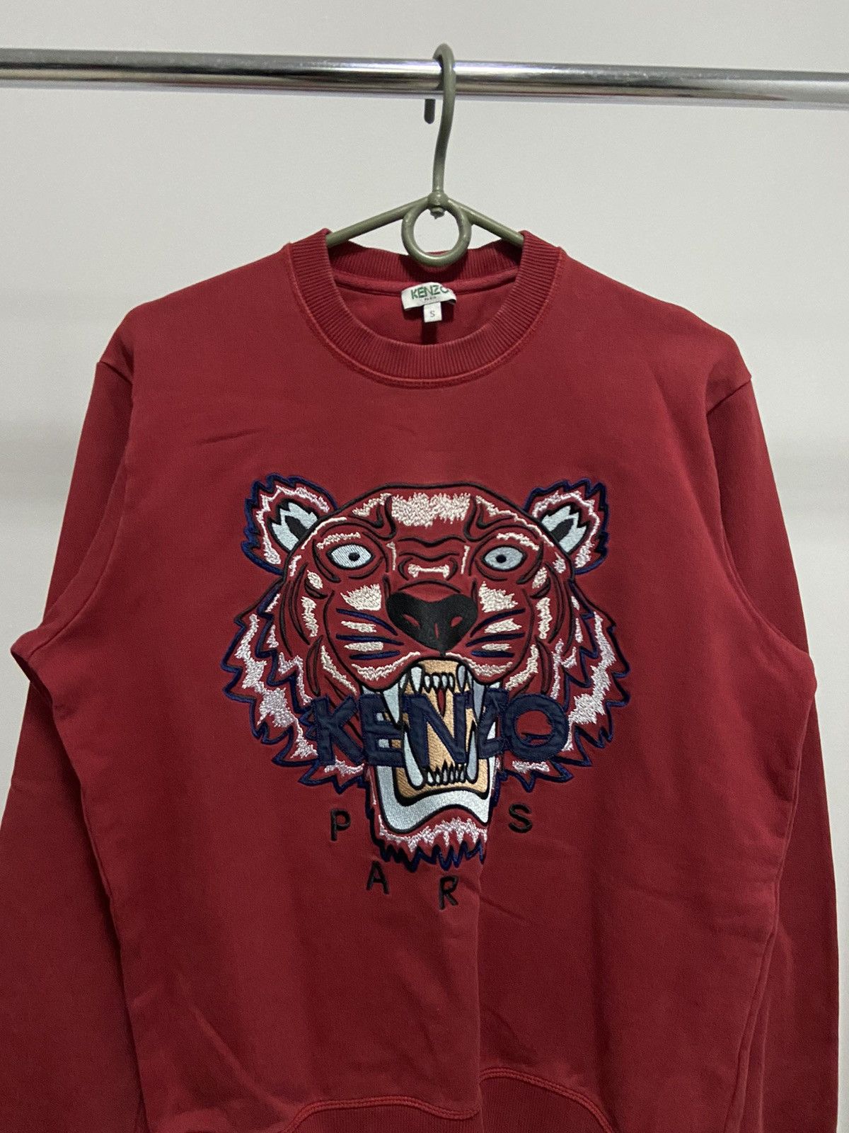 Kenzo × Vintage Kenzo tiger 🐯 Vintage Sweatshirt Big Logo Paris Luxury Size US S / EU 44-46 / 1 - 2 Thumbnail