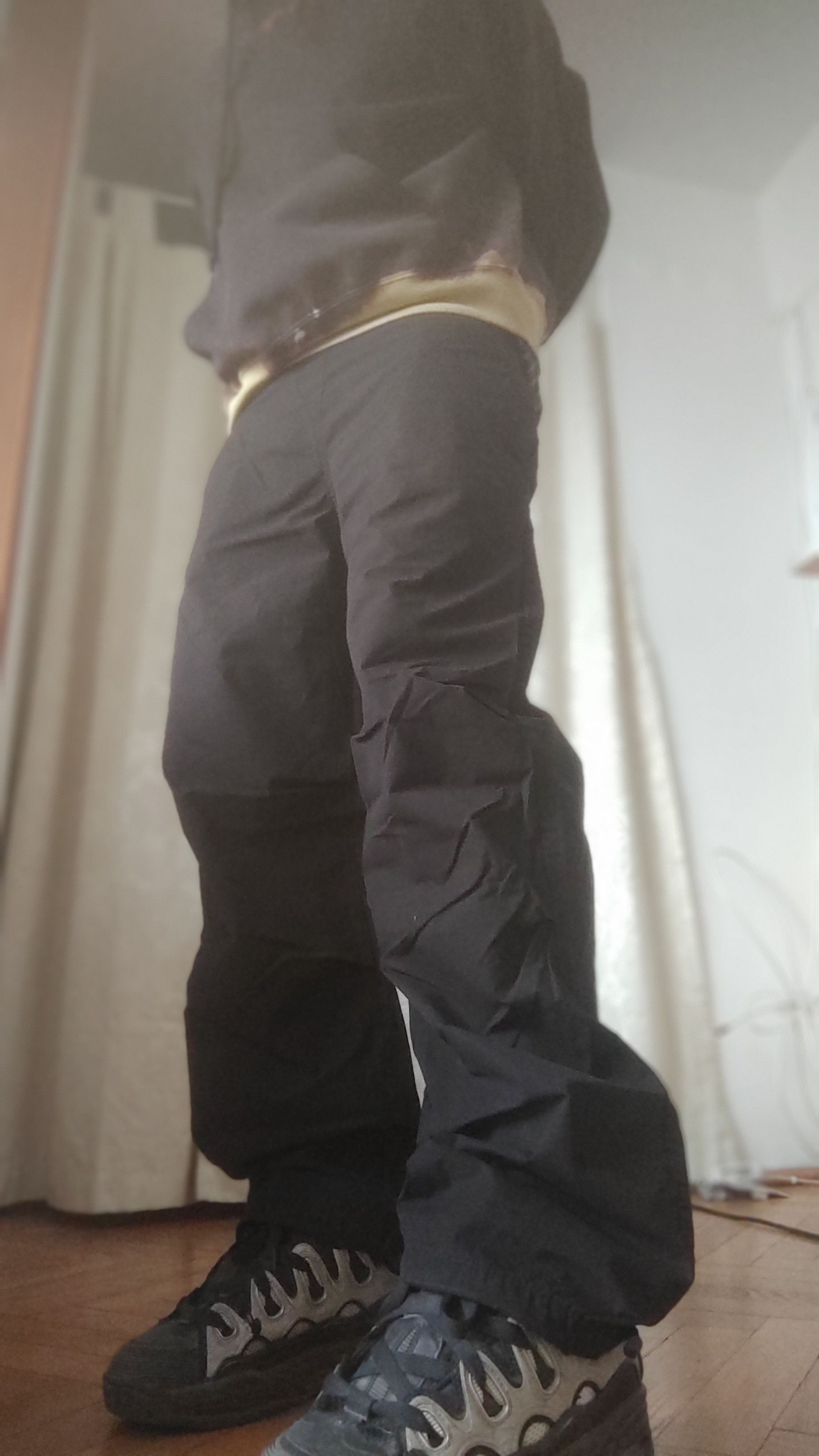 Japanese Brand × Vintage Minimalist Flared Pants Raver y2k Baggy Hacker Neo Alt Size US 32 / EU 48 - 7 Thumbnail