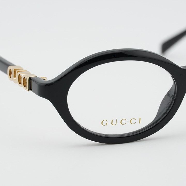Gucci Gucci GG2153O 001 Eyeglasses Black 51mm Oval Frame Size ONE SIZE - 8 Thumbnail