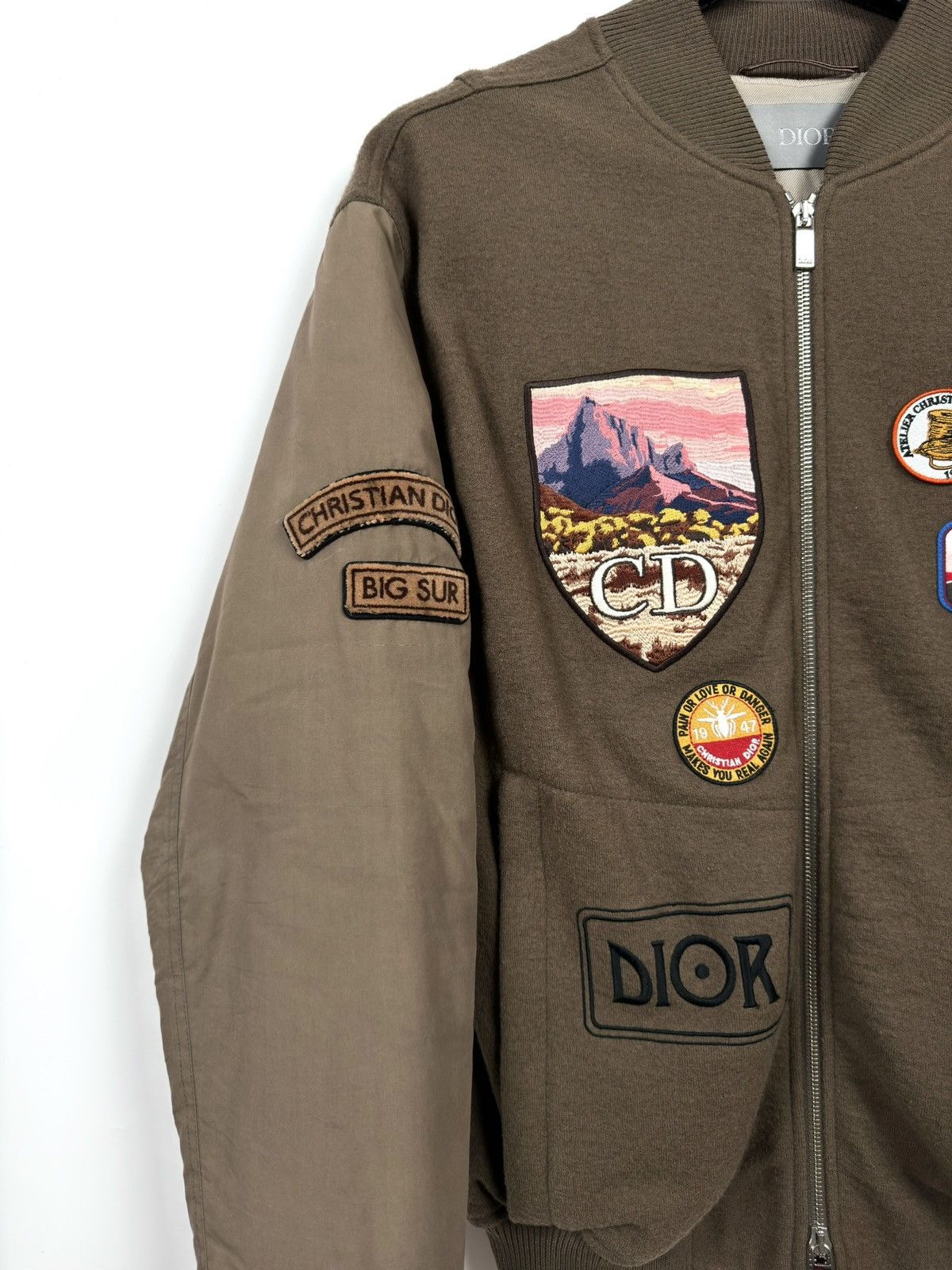 Dior Christian Dior Patch Wool Bomber Jacket Size US S / EU 44-46 / 1 - 6 Thumbnail