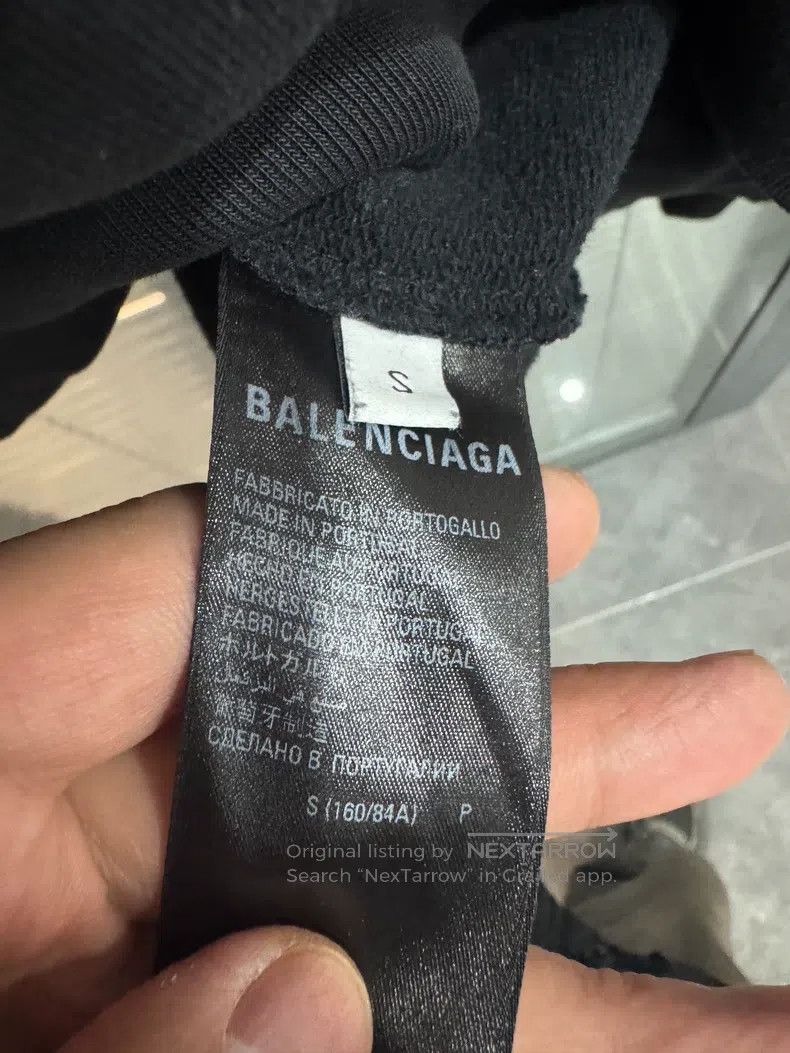 Balenciaga Balenciaga Solid color letter logo printed long-sleeve loo Size US S / EU 44-46 / 1 - 4 Thumbnail