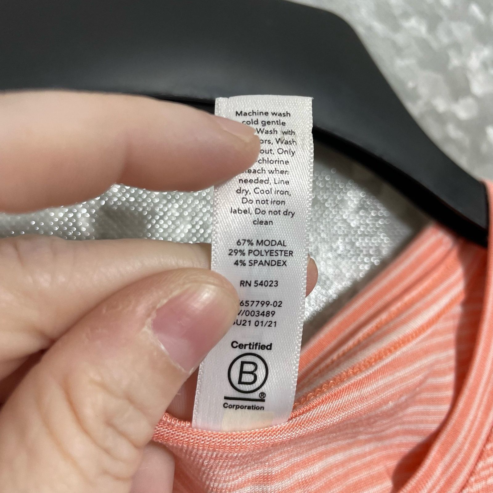 Athleta Athleta Women’s Coral Stripe Cloudlight Muscle Tee - Small Size S / US 4 / IT 40 - 7 Thumbnail