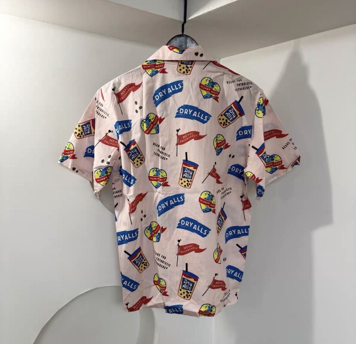 Human Made Human Made Milk Tea Hawaiian Short Sleeve Shirt J29 Size US M / EU 48-50 / 2 - 7 Thumbnail