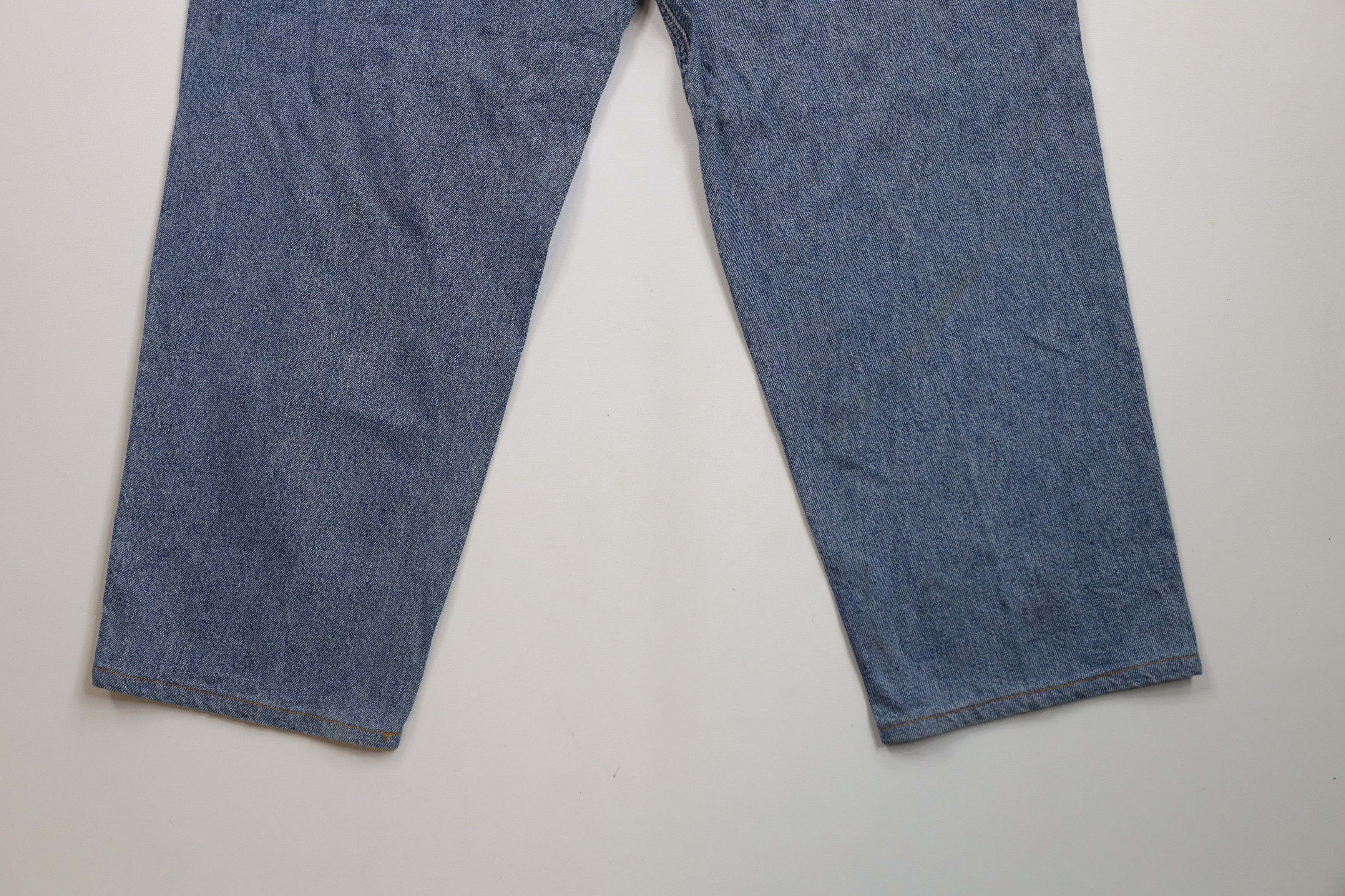 Tommy Hilfiger × Vintage Vintage 90s Tommy Hilfiger Baggy Wide Leg Denim Jeans Blue Size US 38 / EU 54 - 14 Thumbnail