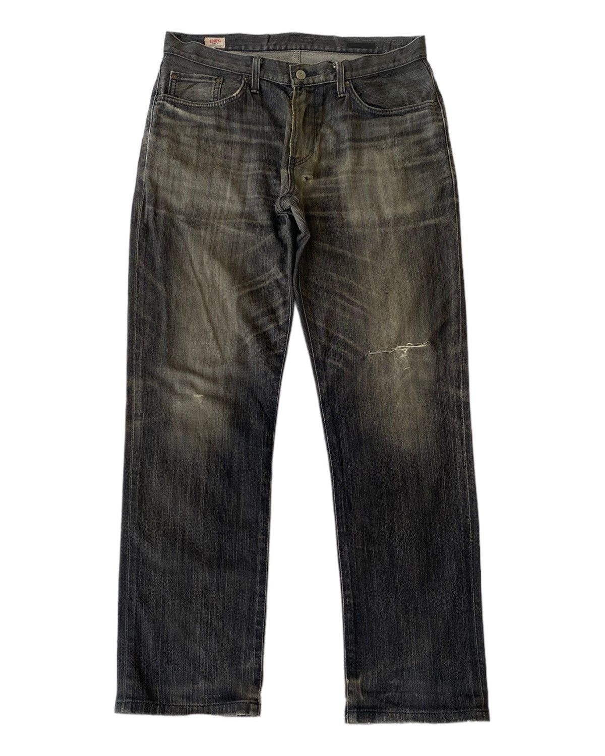 Edwin BAGGY DISTRESSED DENIM EDWIN JAPAN UNDERCOVER STYLE DESIGN Size US 34 / EU 50 - 1 Thumbnail