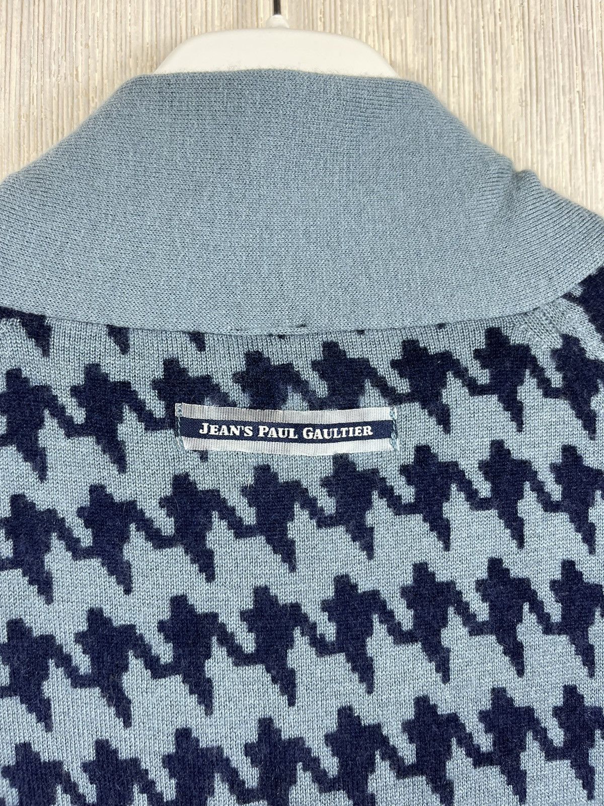 Jean Paul Gaultier × Vintage Jean Paul Gaultier jeans JPG houndstooth cashmere wool dress Size L / US 10 / IT 46 - 22 Thumbnail