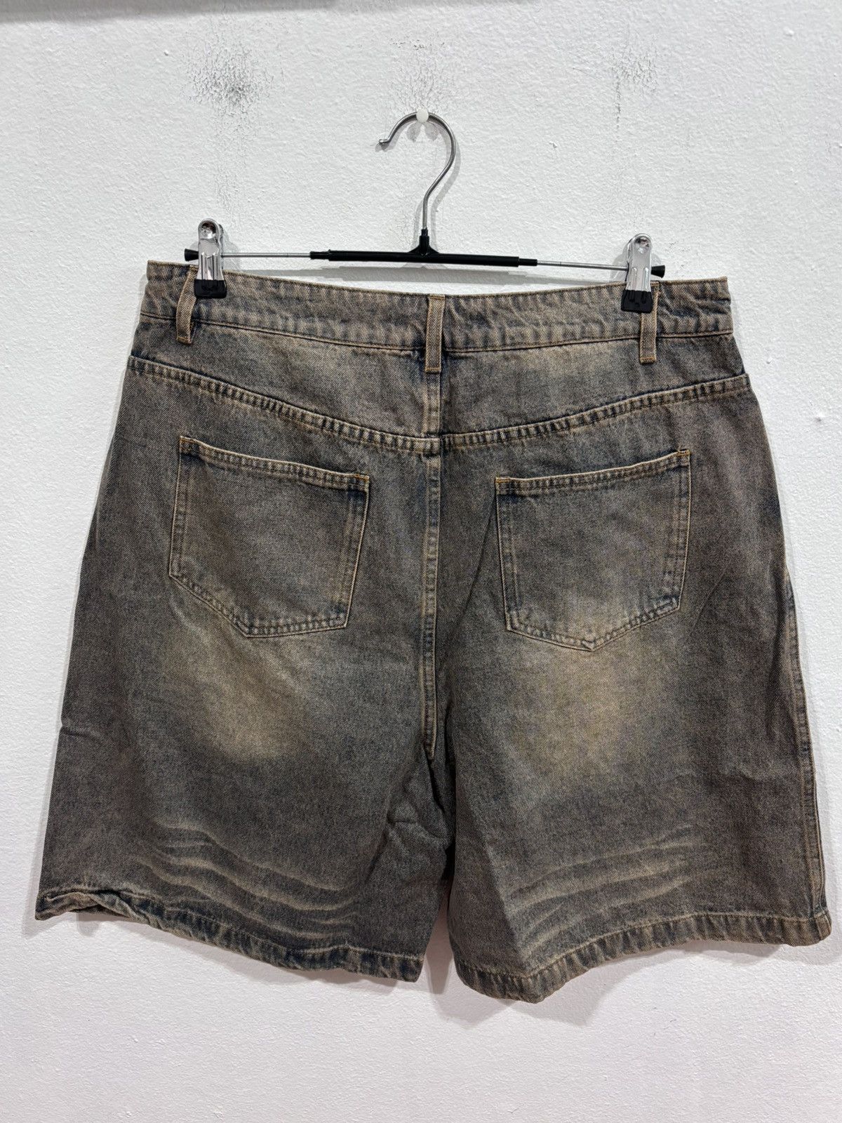 Vale Vale Forever Skittle Denim Jean Shorts Blue Size US 32 / EU 48 - 6 Thumbnail