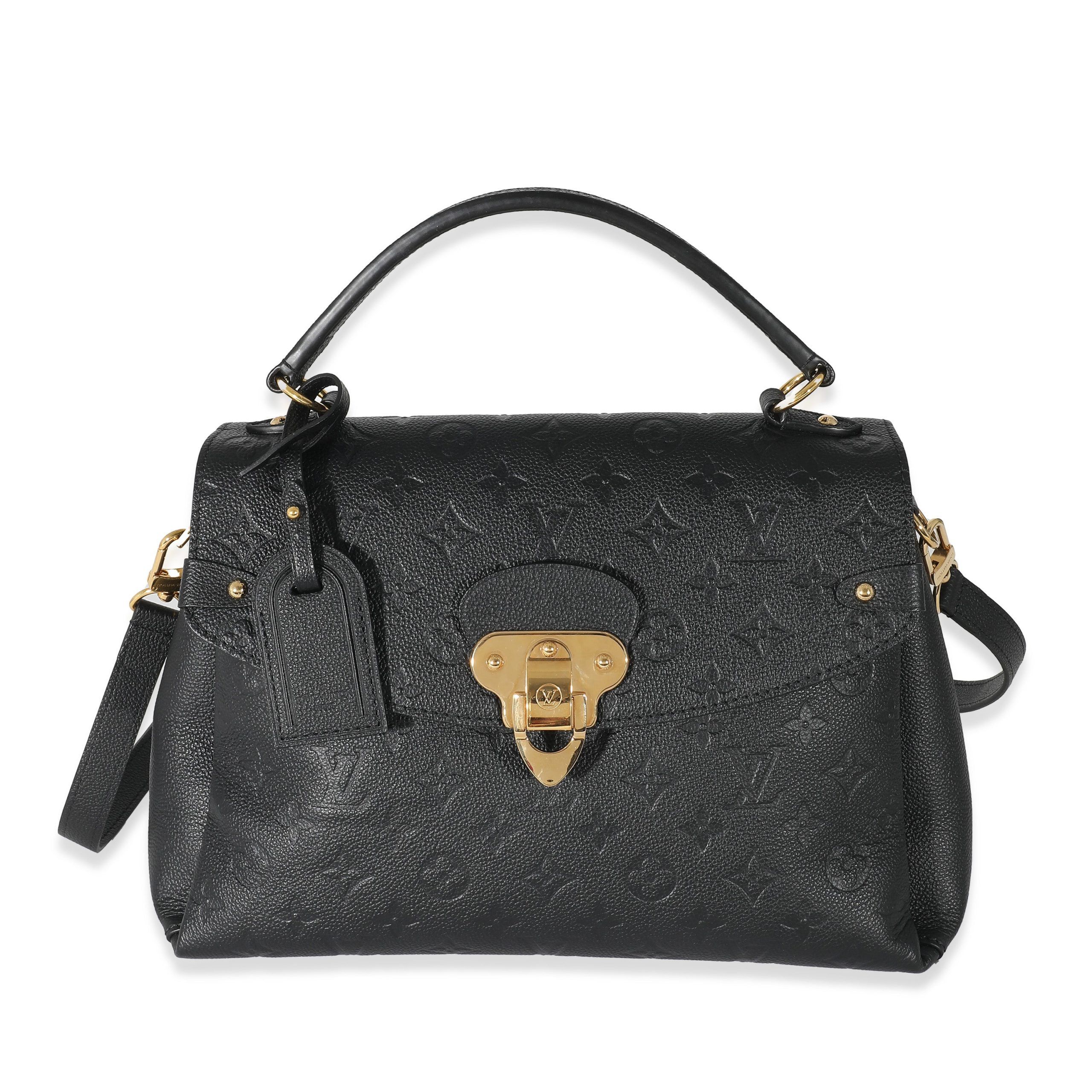 image of Louis Vuitton Black Monogram Empreinte Georges Mm, Women's