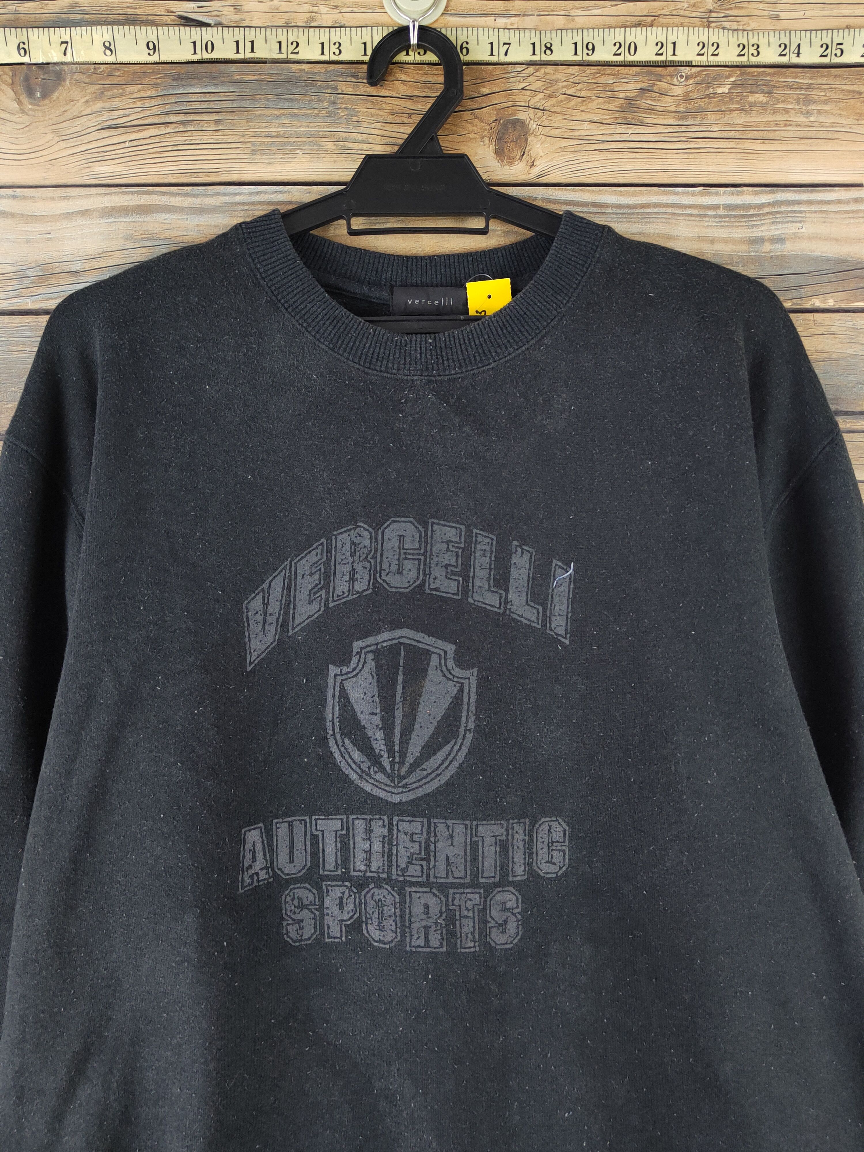 Japanese Brand DL Vercelli Black Sweatshirts #2473 Size US L / EU 52-54 / 3 - 2 Thumbnail